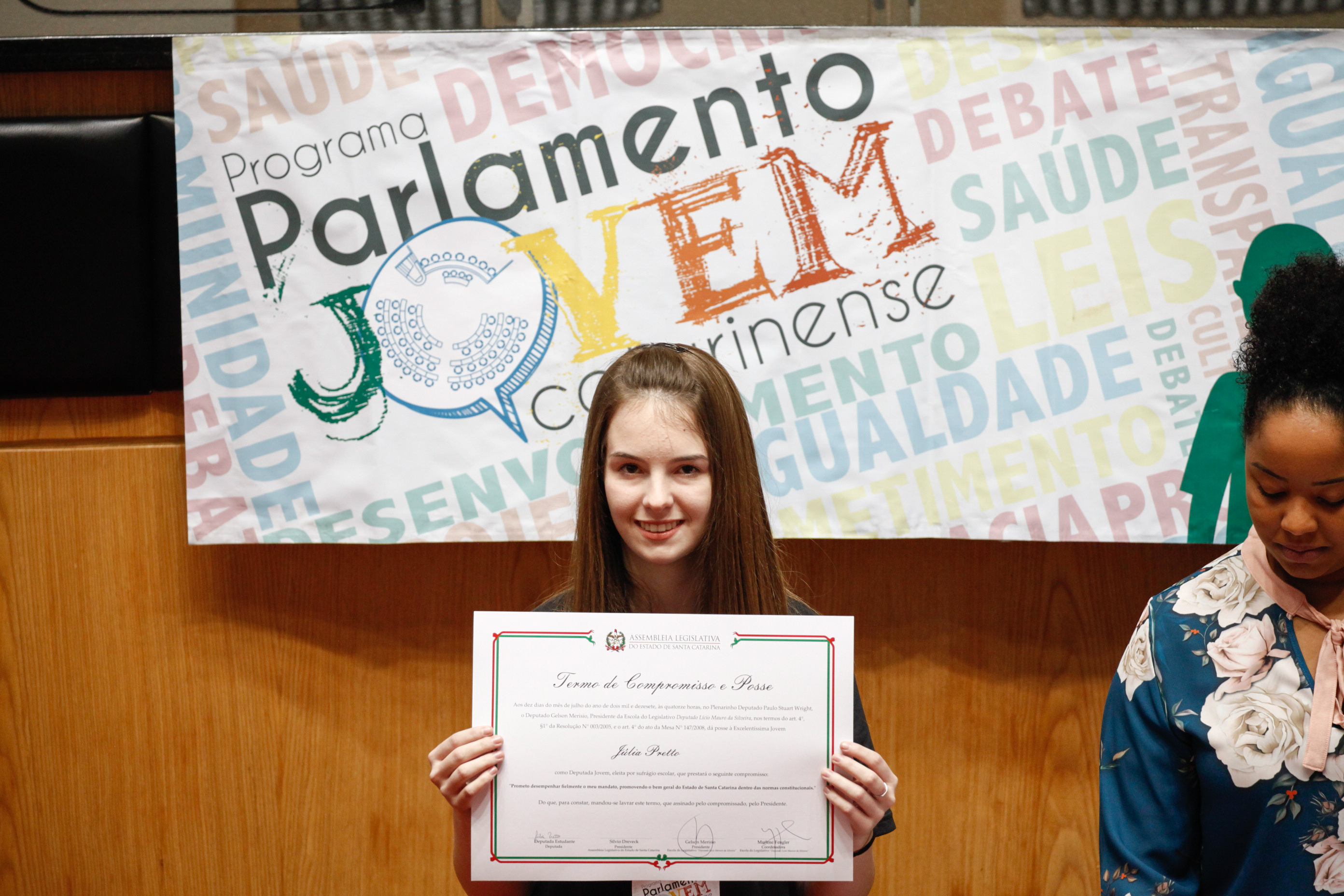 Cerimônia de Posse do Parlamento Jovem. Foto: Karina Ferreira / Agência AL