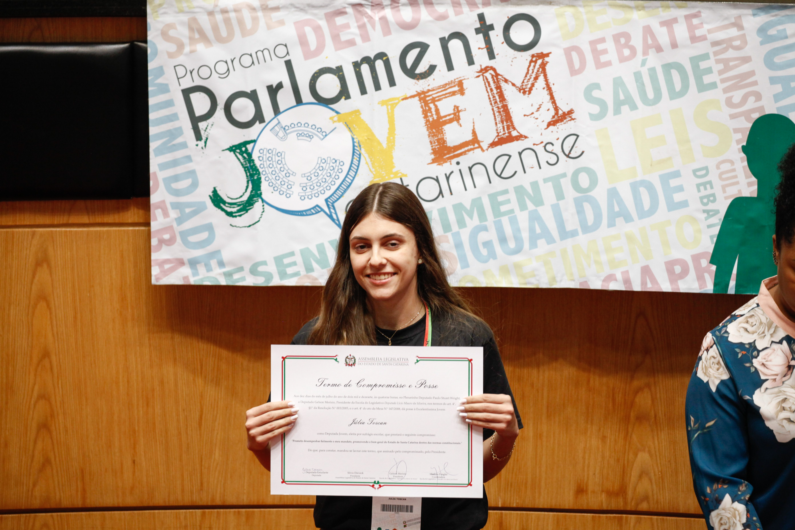Cerimônia de Posse do Parlamento Jovem. Foto: Karina Ferreira / Agência AL