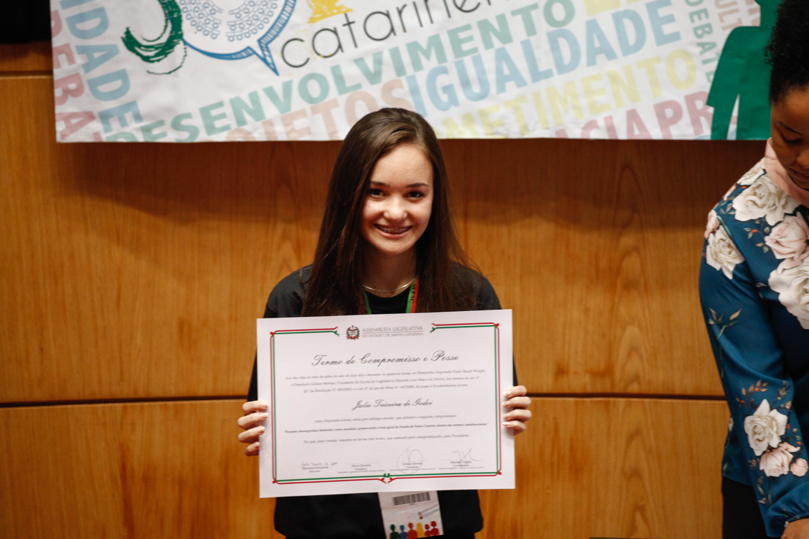 Cerimônia de Posse do Parlamento Jovem. Foto: Karina Ferreira / Agência AL