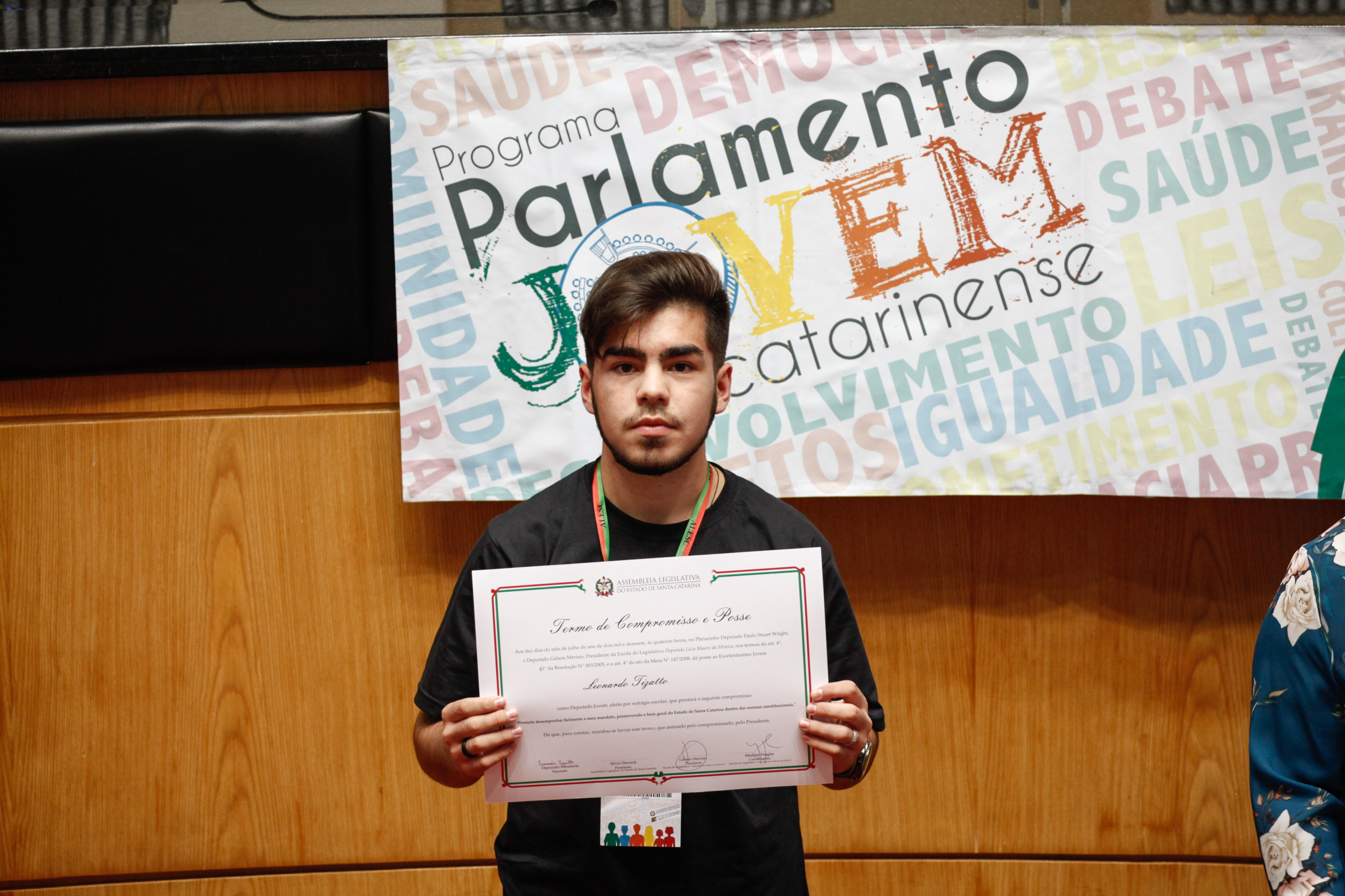 Cerimônia de Posse do Parlamento Jovem. Foto: Karina Ferreira / Agência AL