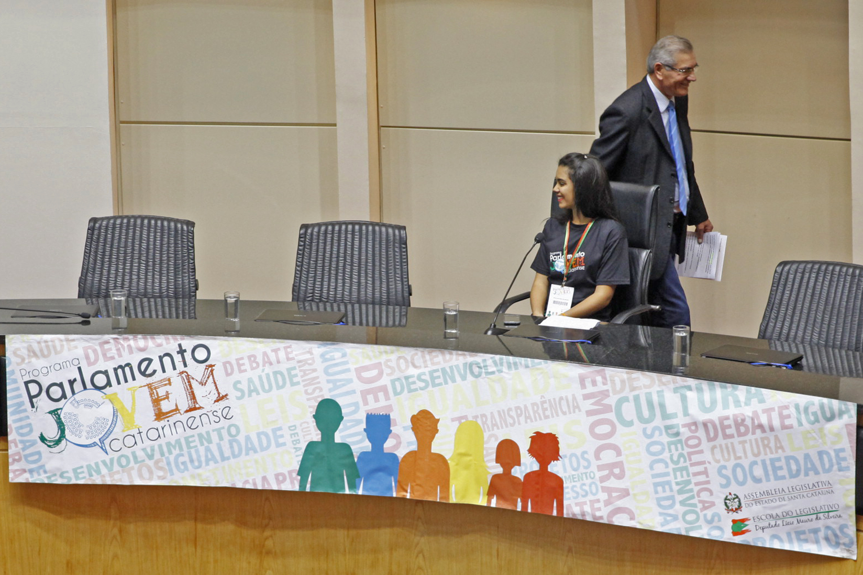 Cerimônia de Posse do Parlamento Jovem. Foto: Fábio Queiroz / Agência AL