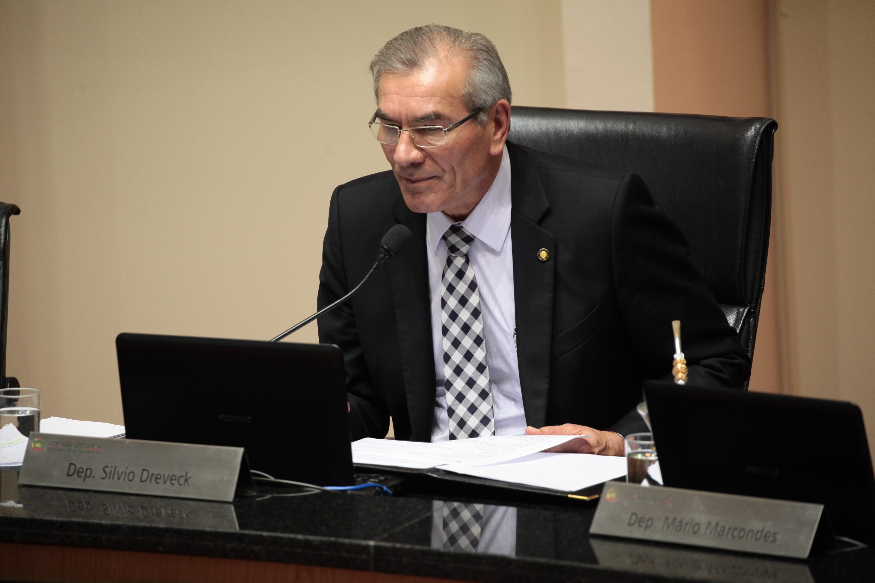 Sessão Ordinária. Deputado Silvio Dreveck (PP)  - Foto: Miriam Zomer / Agência AL