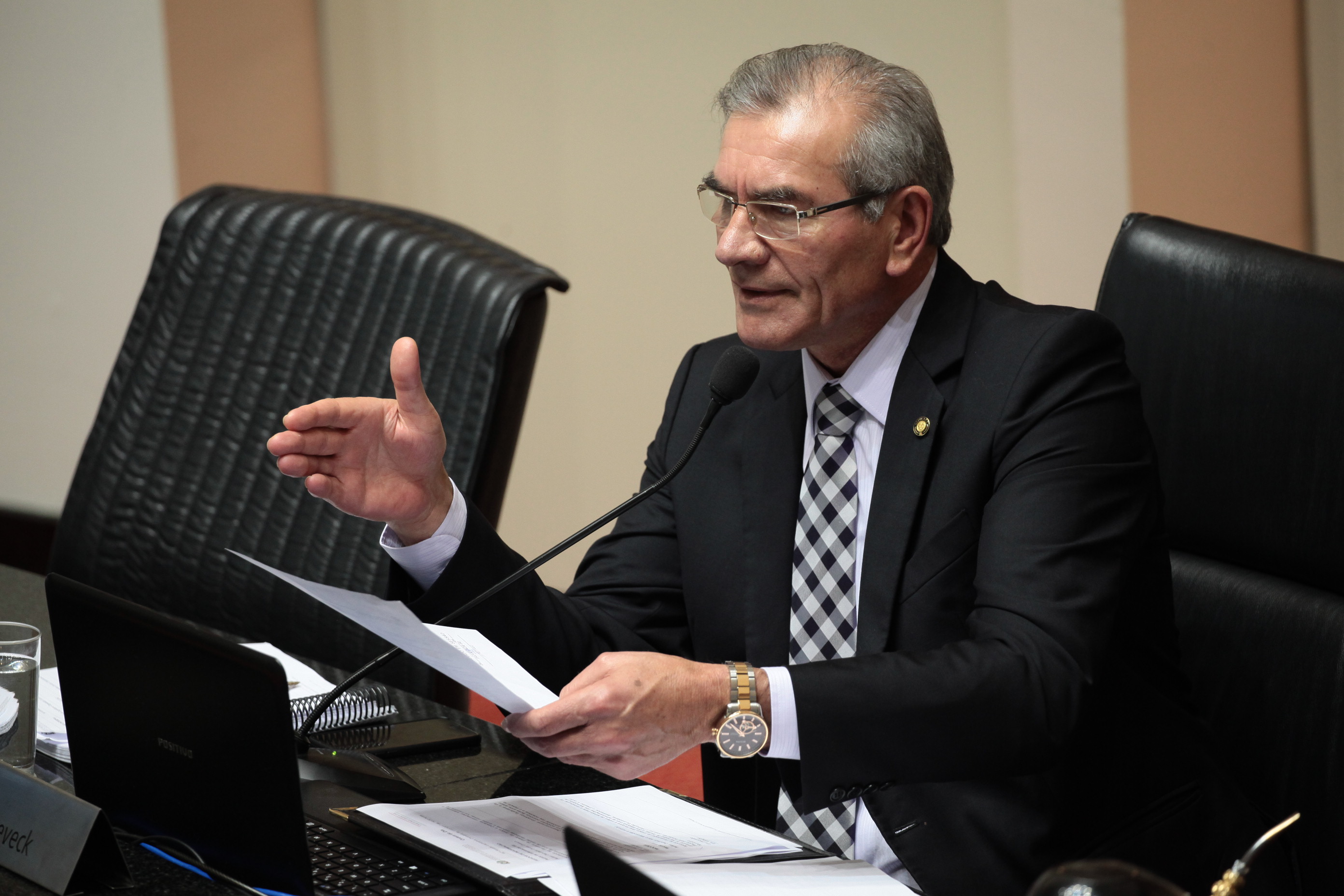 Sessão Ordinária. Deputado Silvio Dreveck (PP)  - Foto: Miriam Zomer / Agência AL