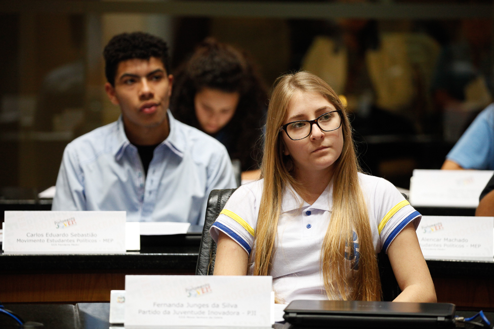 Sessão Especial do Parlamento Jovem Catarinense.