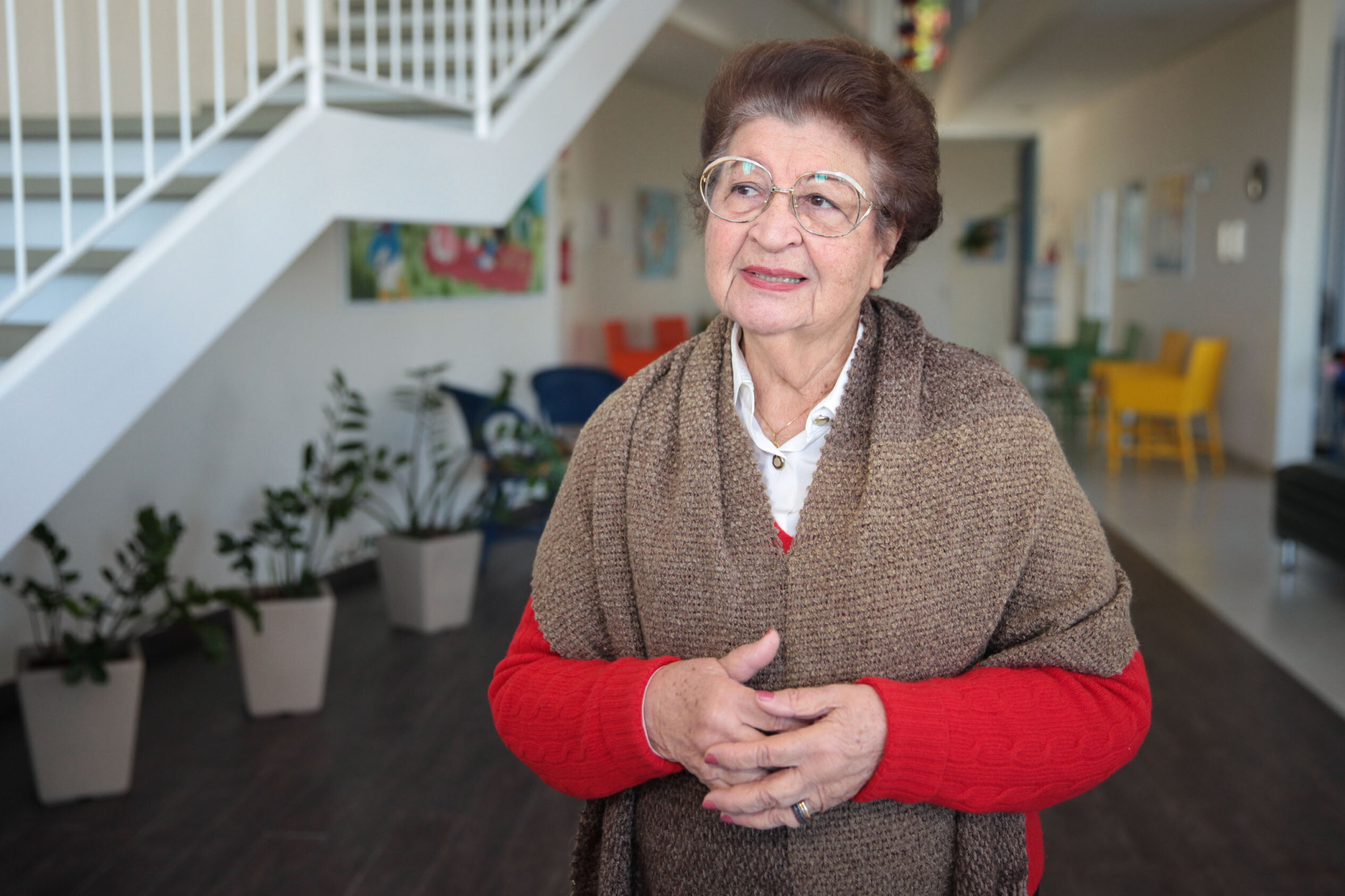 Maria Gertrudes da Luz Gomes, vovó Gertrudes, presidente da Avos