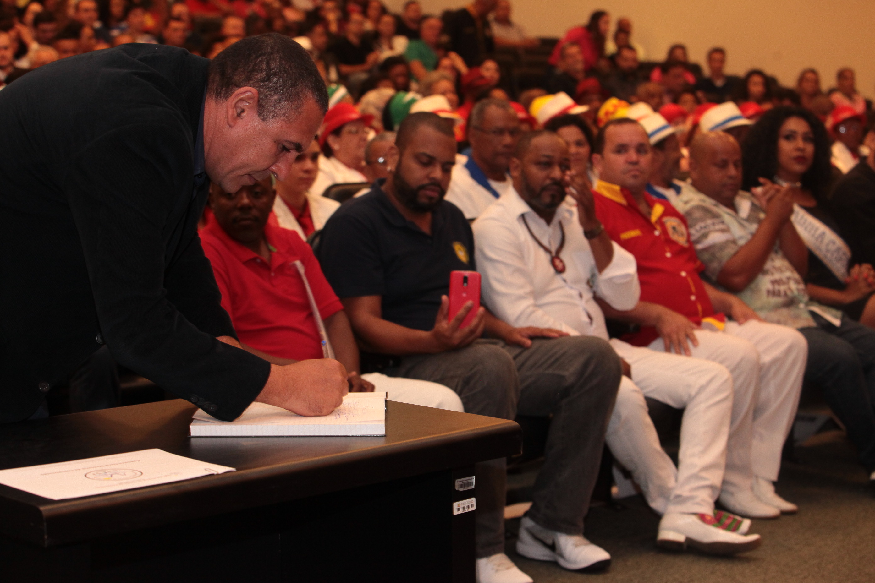 Posse da Nova Diretoria da Liga das Escolas de Samba de Florianópolis.