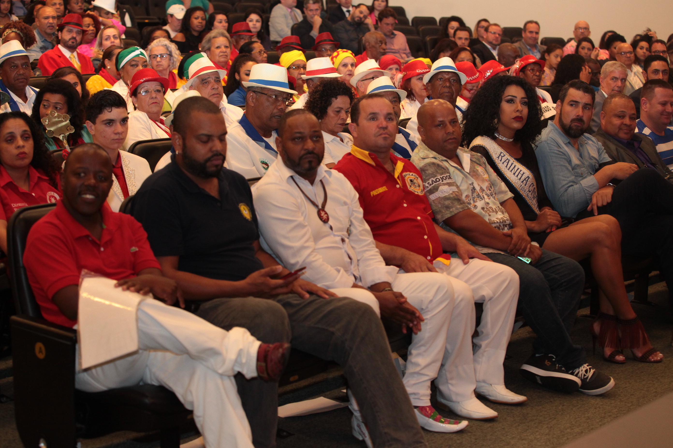 Posse da Nova Diretoria da Liga das Escolas de Samba de Florianópolis.