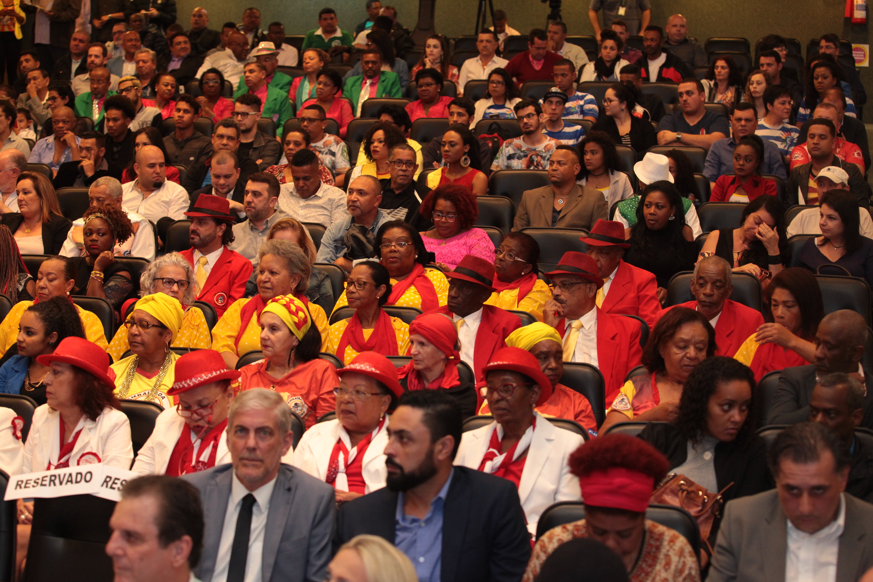 Posse da Nova Diretoria da Liga das Escolas de Samba de Florianópolis.