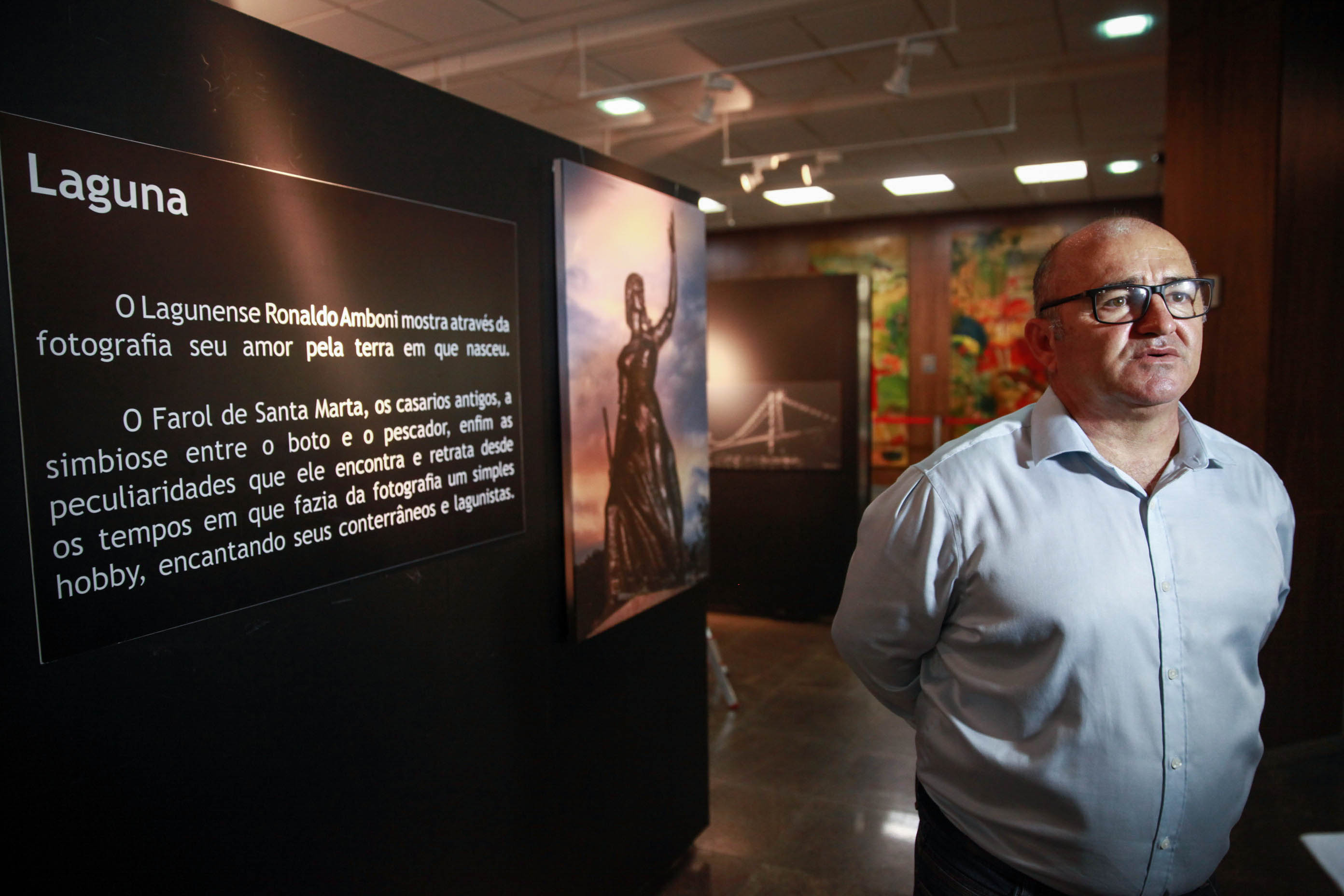 Fotógrafo Ronaldo Amboni. Exposição Laguna.
