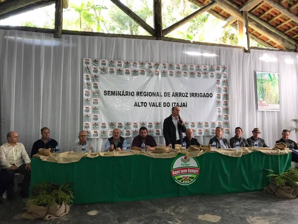 Em evento no Alto Vale, rizicultores pedem retorno do crédito presumido