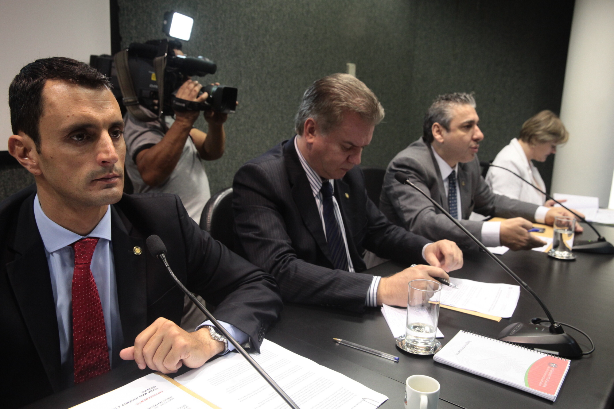 Deputados João Amin, Cesar Valduga, Máio Marcondes e Luciane Carminatti