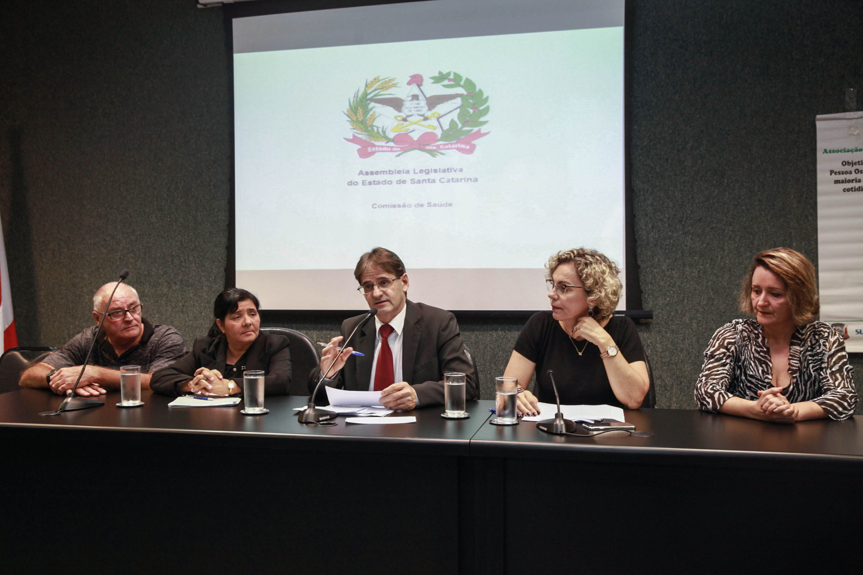 Audiência Pública Sobre a Situação dos Ostomizados em Santa Catarina.