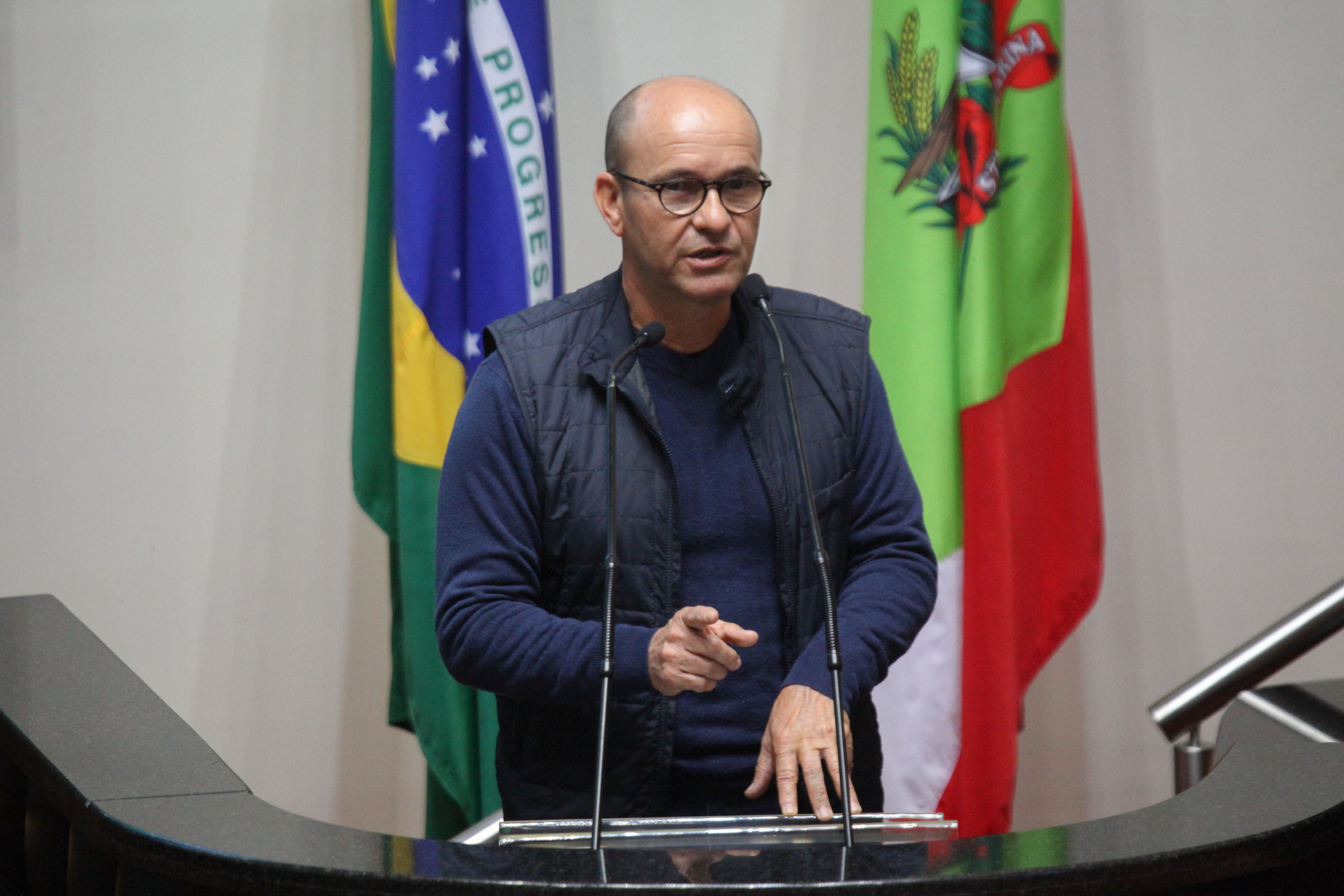 José Oliveira Mafra - Presidente do Sintaema/SC. Sessão Ordinária.