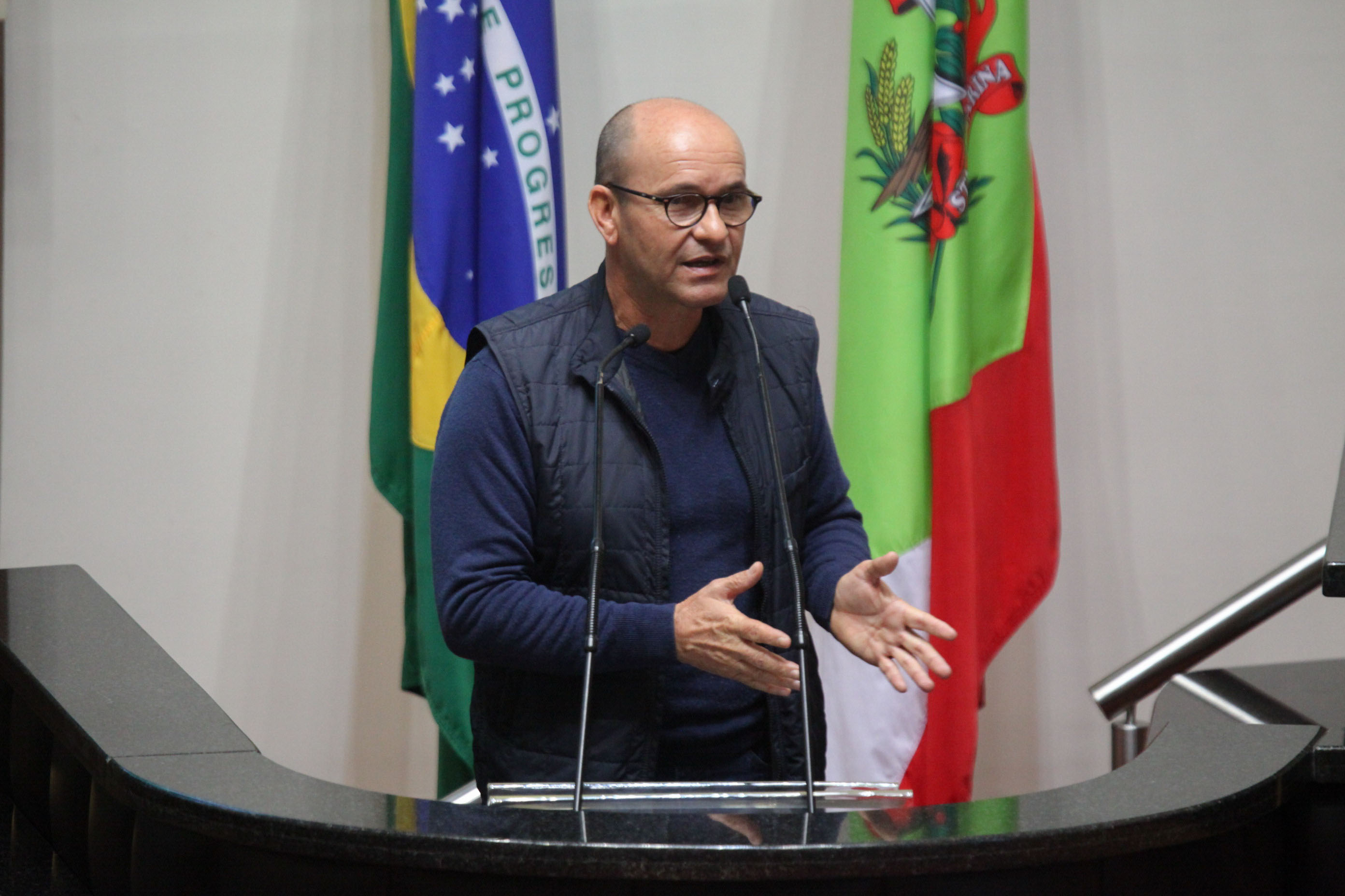 José Oliveira Mafra - Presidente do Sintaema/SC. Sessão Ordinária.