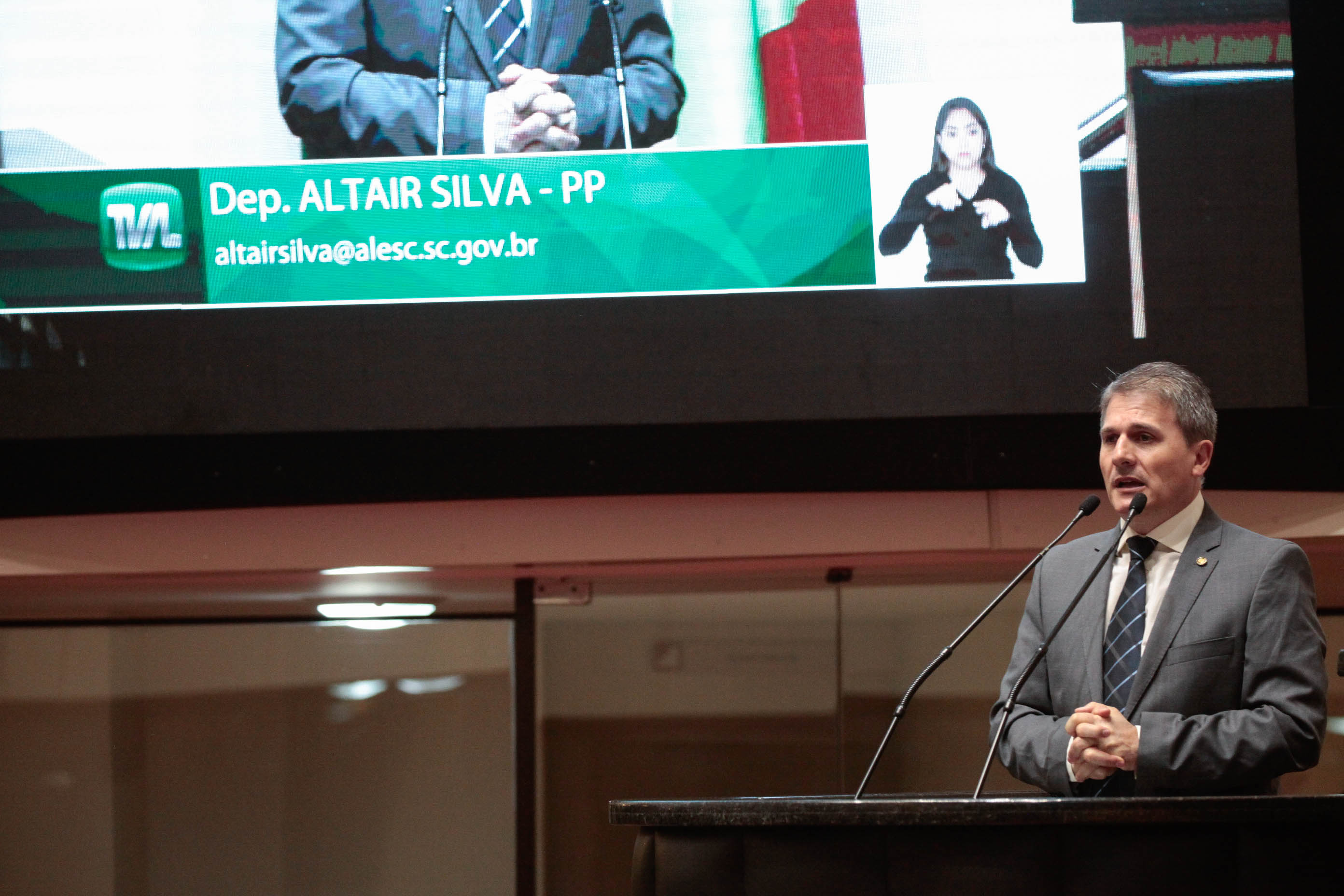 Deputado Altair Silva (PP). Sessão Ordinária.