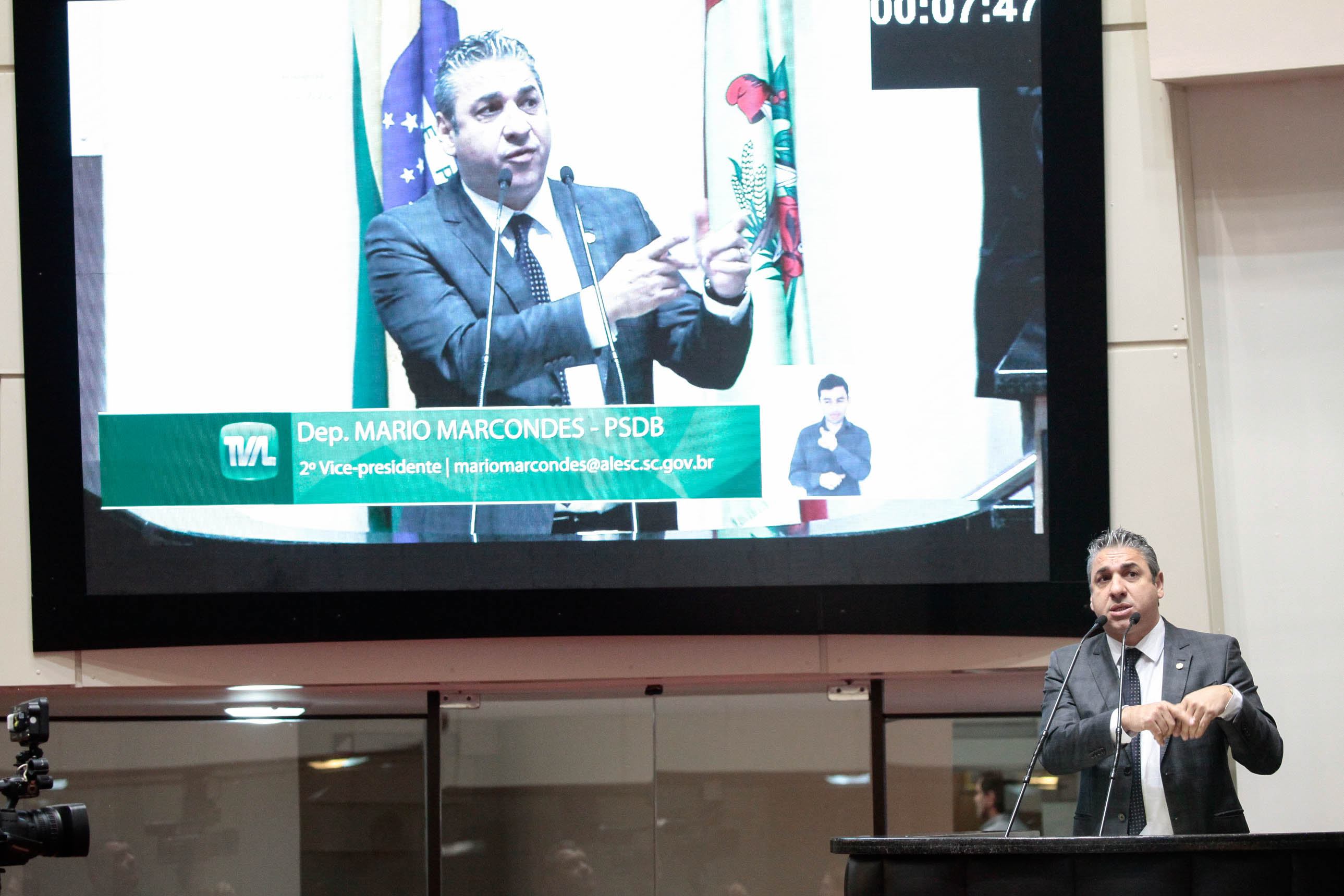 Deputado Mario Marcondes (PSDB). Sessão Ordinária.
