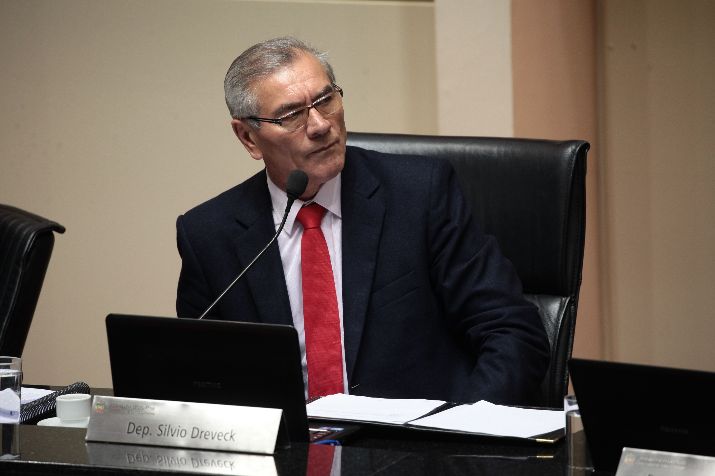 Sessão Ordinária. Deputado Silvio Dreveck (PP) - Foto: Miriam Zomer / Agência AL