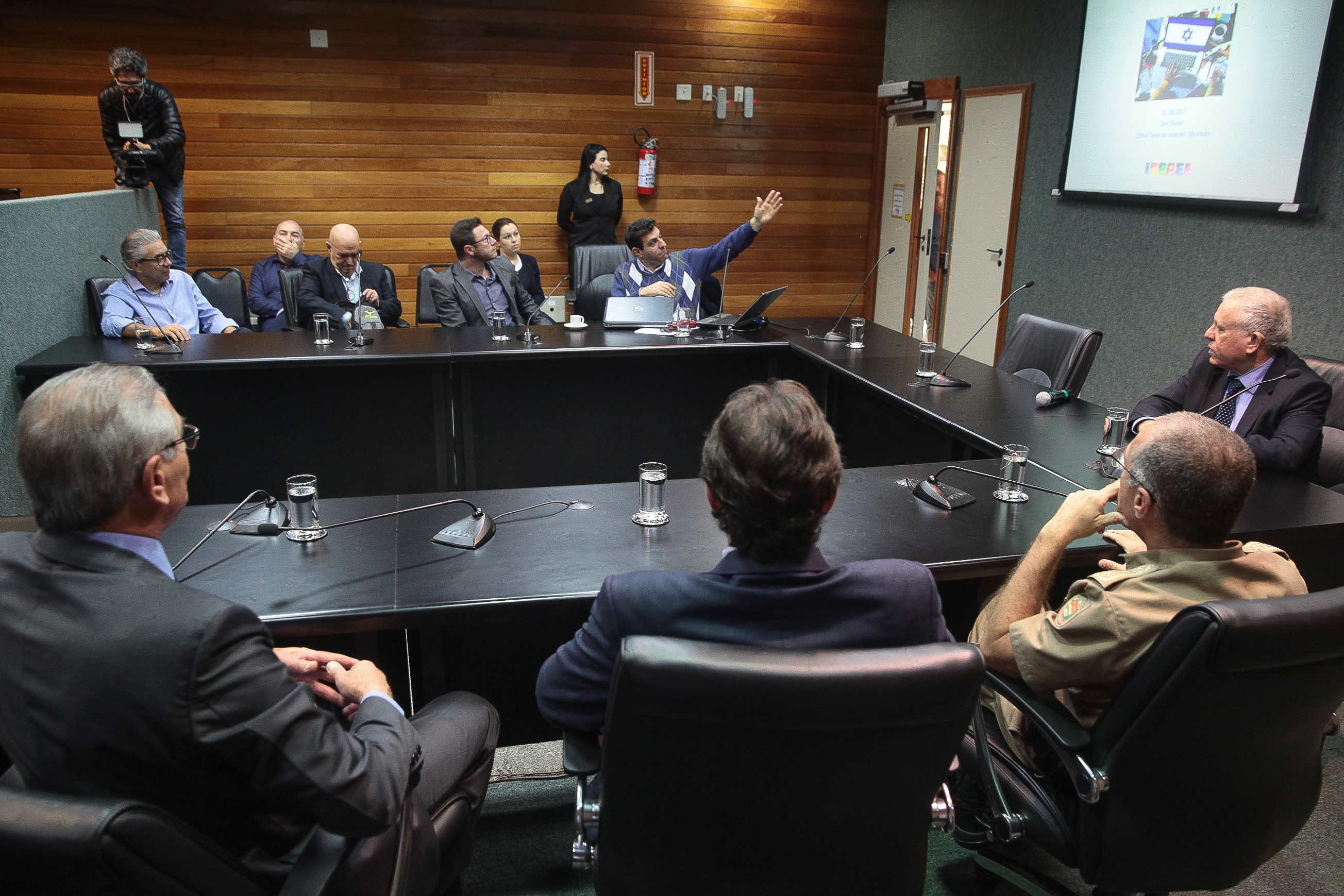 Visita do Cônsul Geral de Israel.