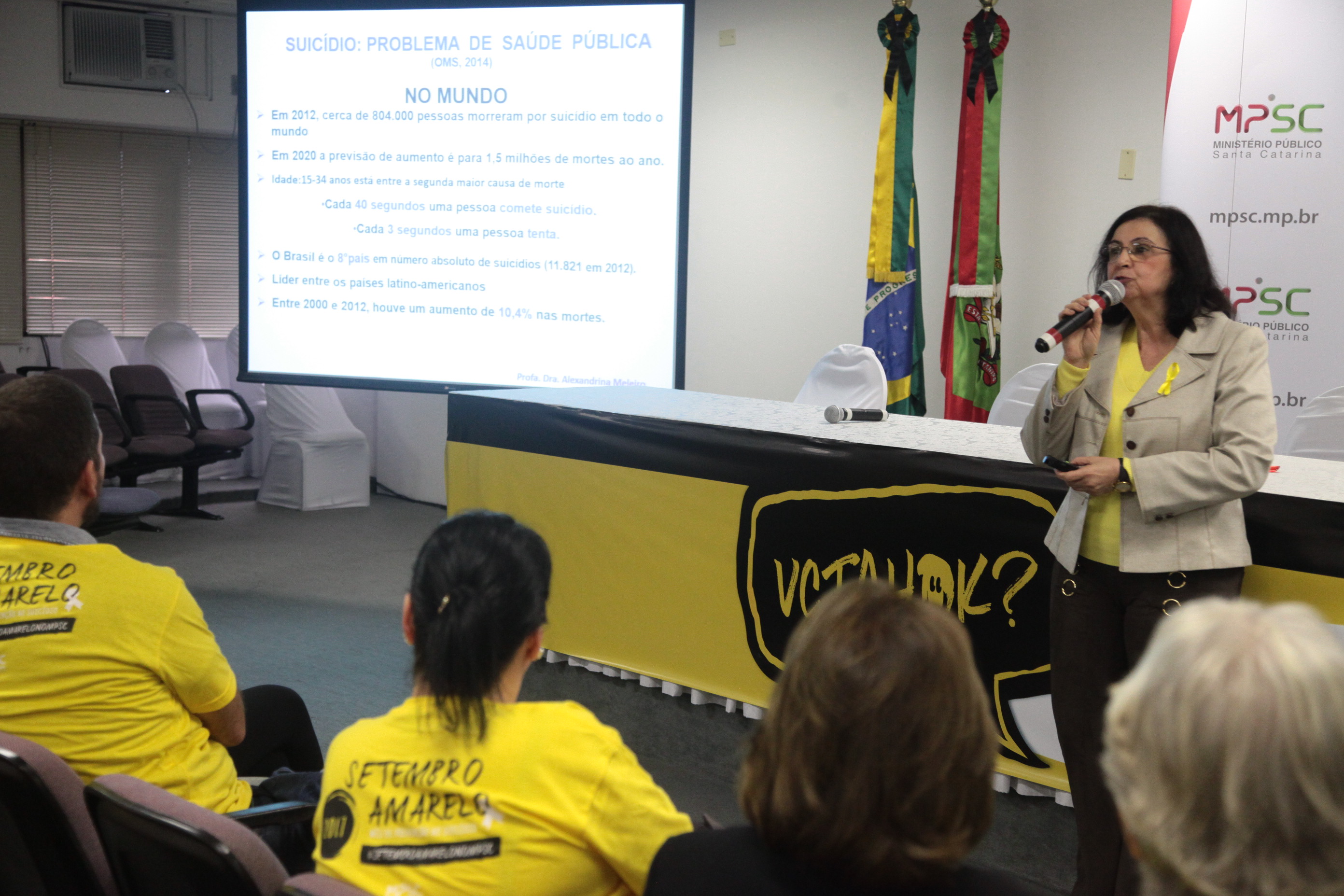 MPSC promove debate sobre causas e tratamentos para doenças mentais. 