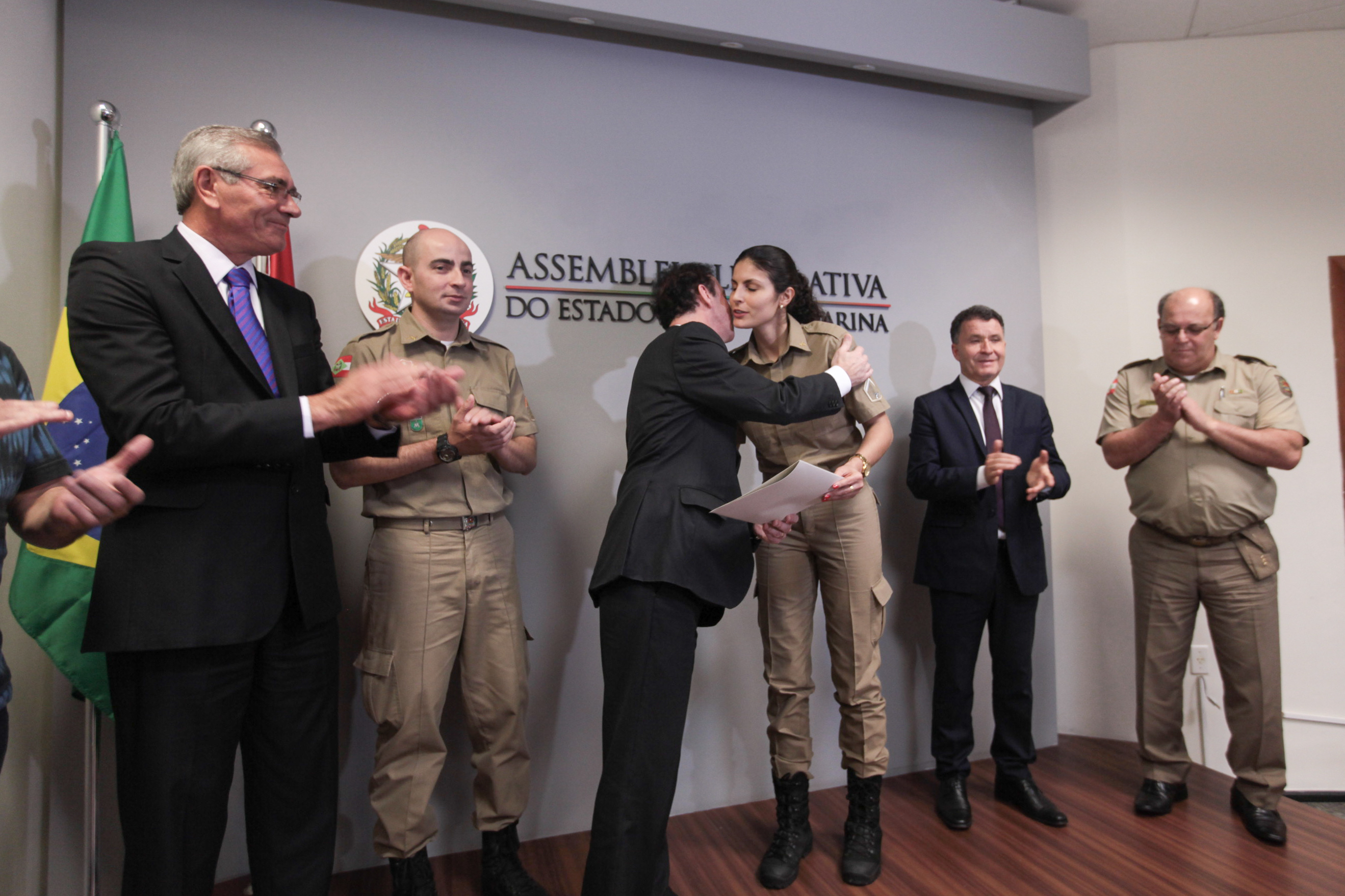 Entrega de Certificado para Soldados de Urussanga.