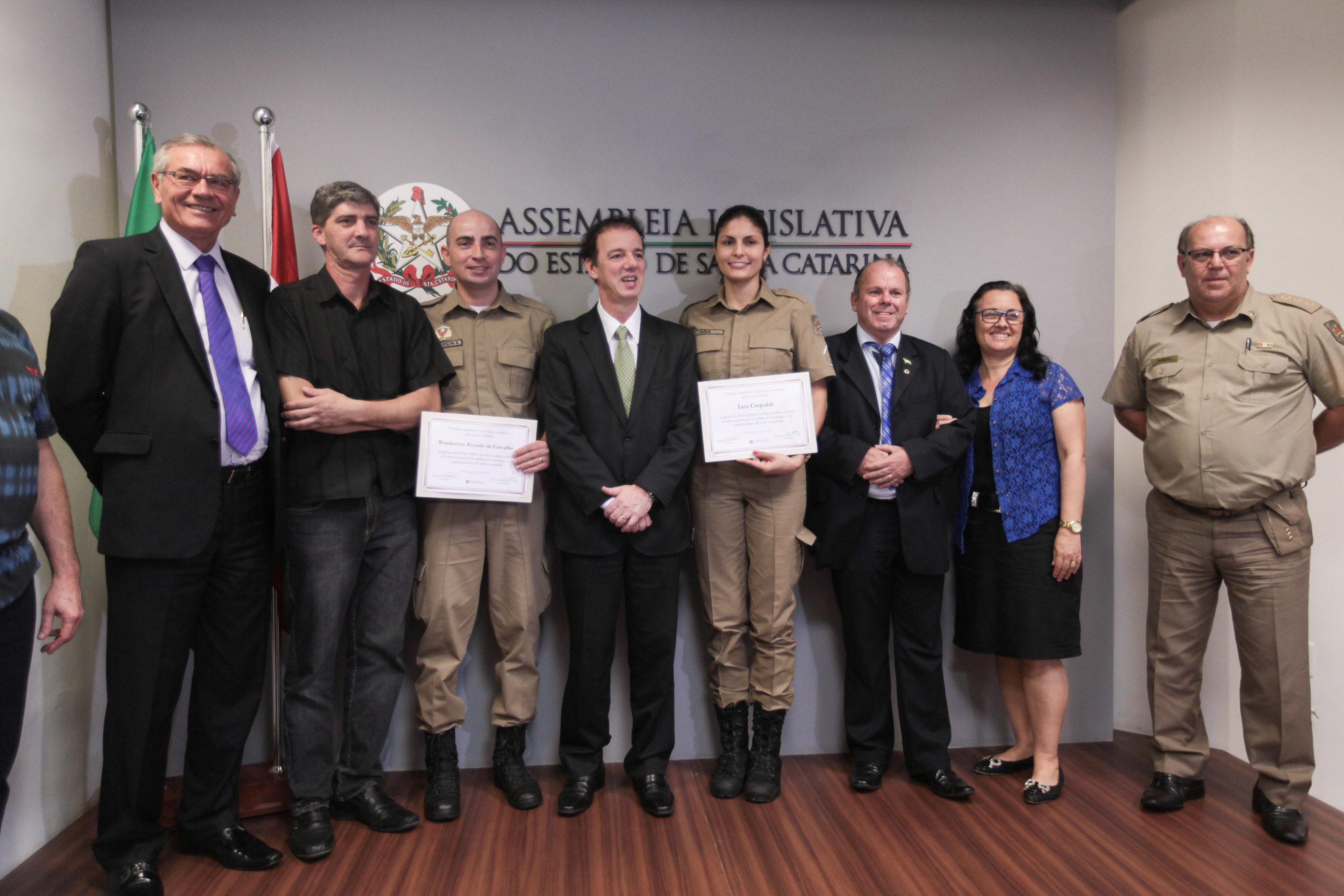 Entrega de Certificado para Soldados de Urussanga.