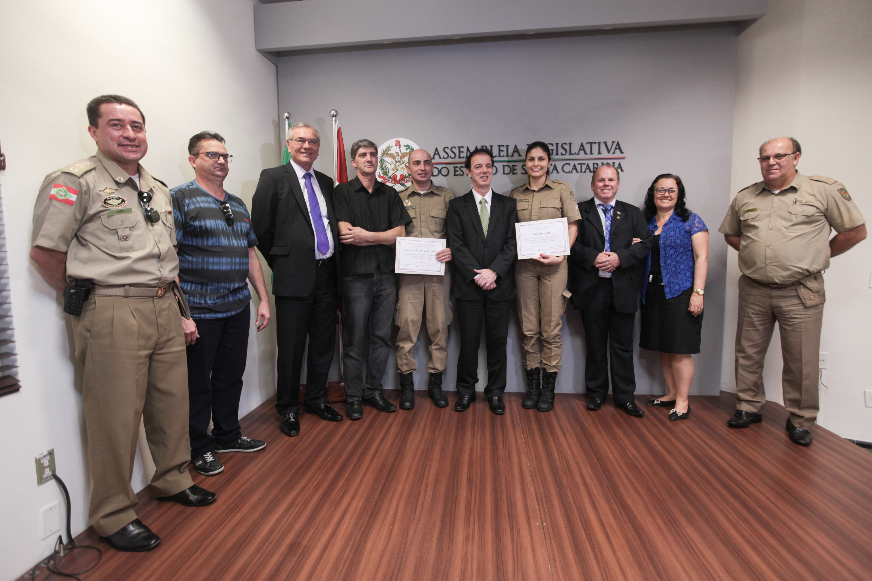 Entrega de Certificado para Soldados de Urussanga.
