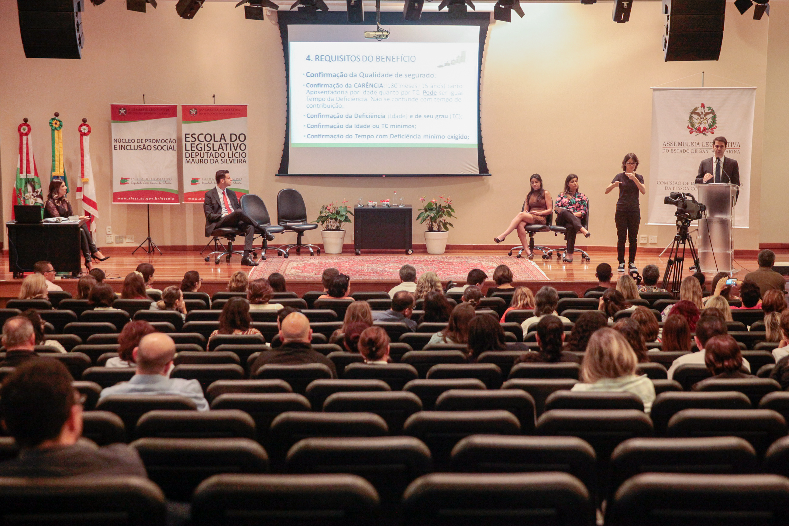 Seminário Inclusão da Pessoa com Deficiência.