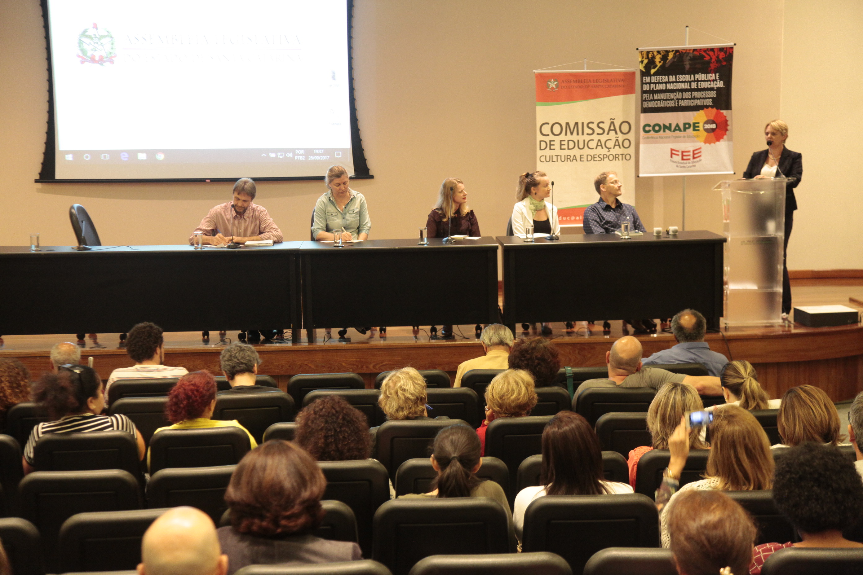 Lançamento do CONAPE - Conferência Nacional Popular de Educação.