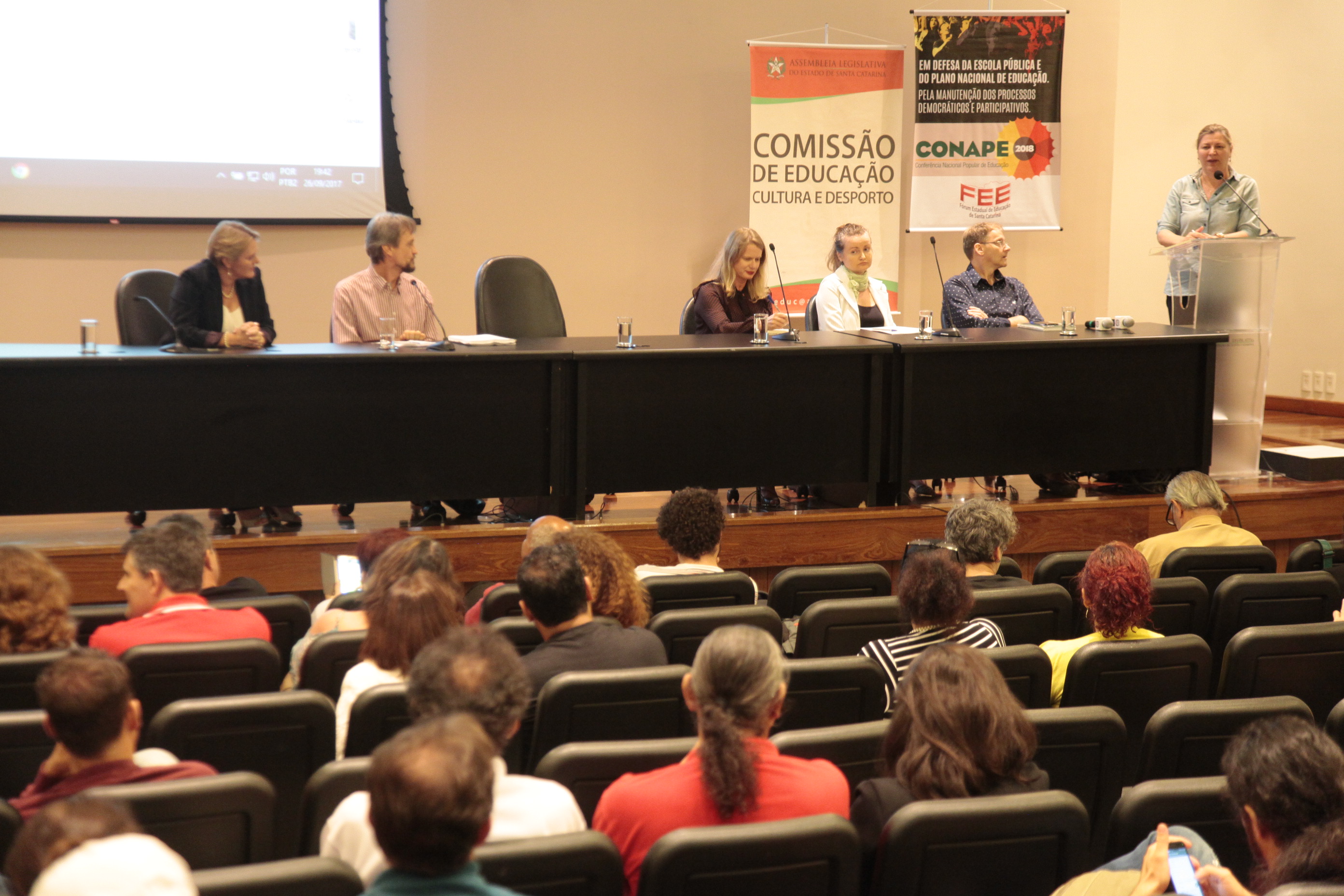 Lançamento do CONAPE - Conferência Nacional Popular de Educação.