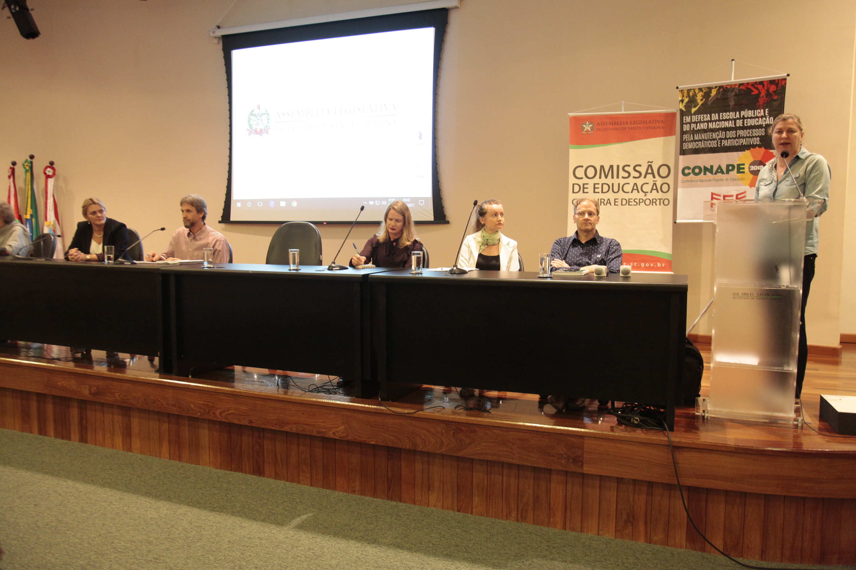 Lançamento do CONAPE - Conferência Nacional Popular de Educação.