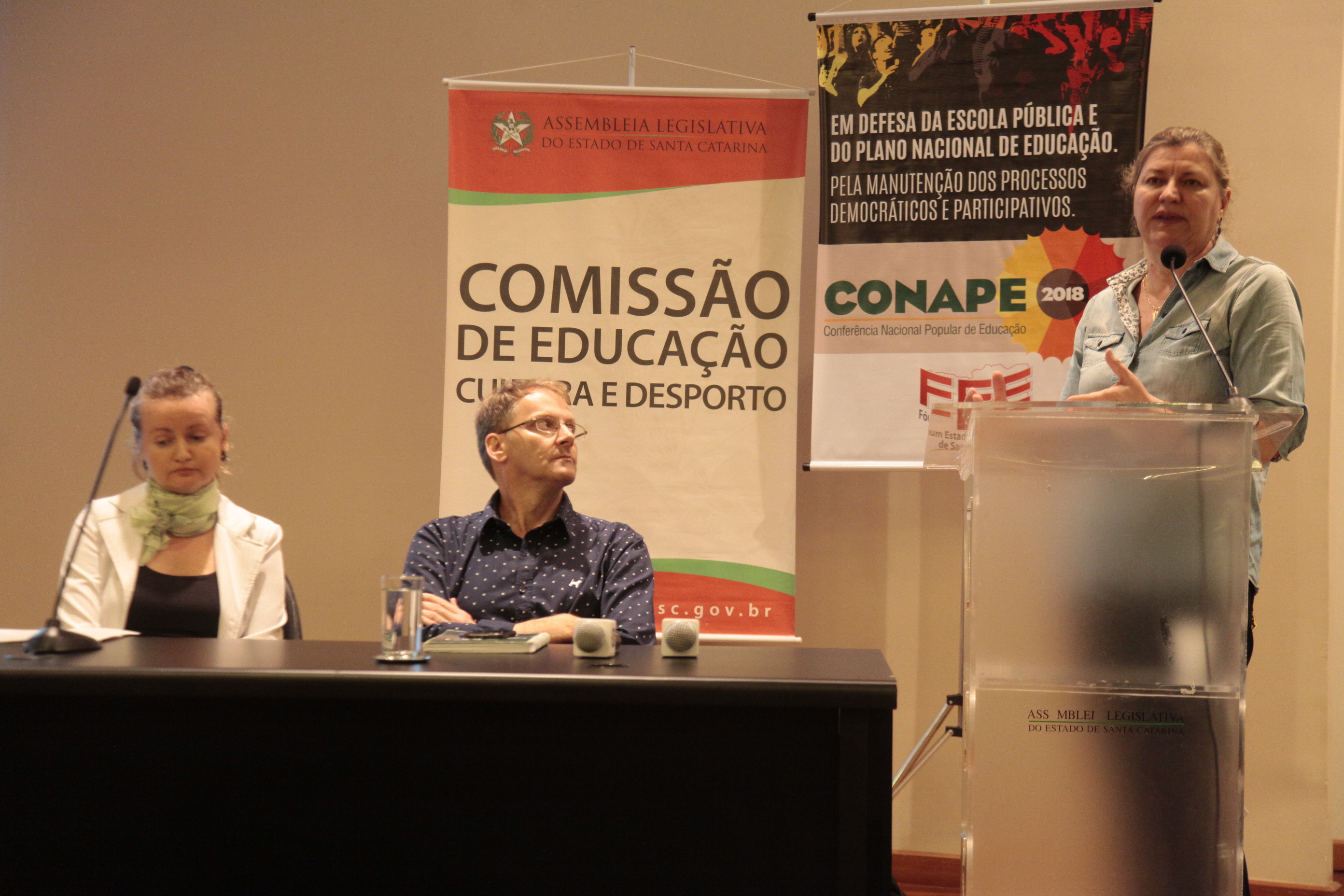 Lançamento do CONAPE - Conferência Nacional Popular de Educação.