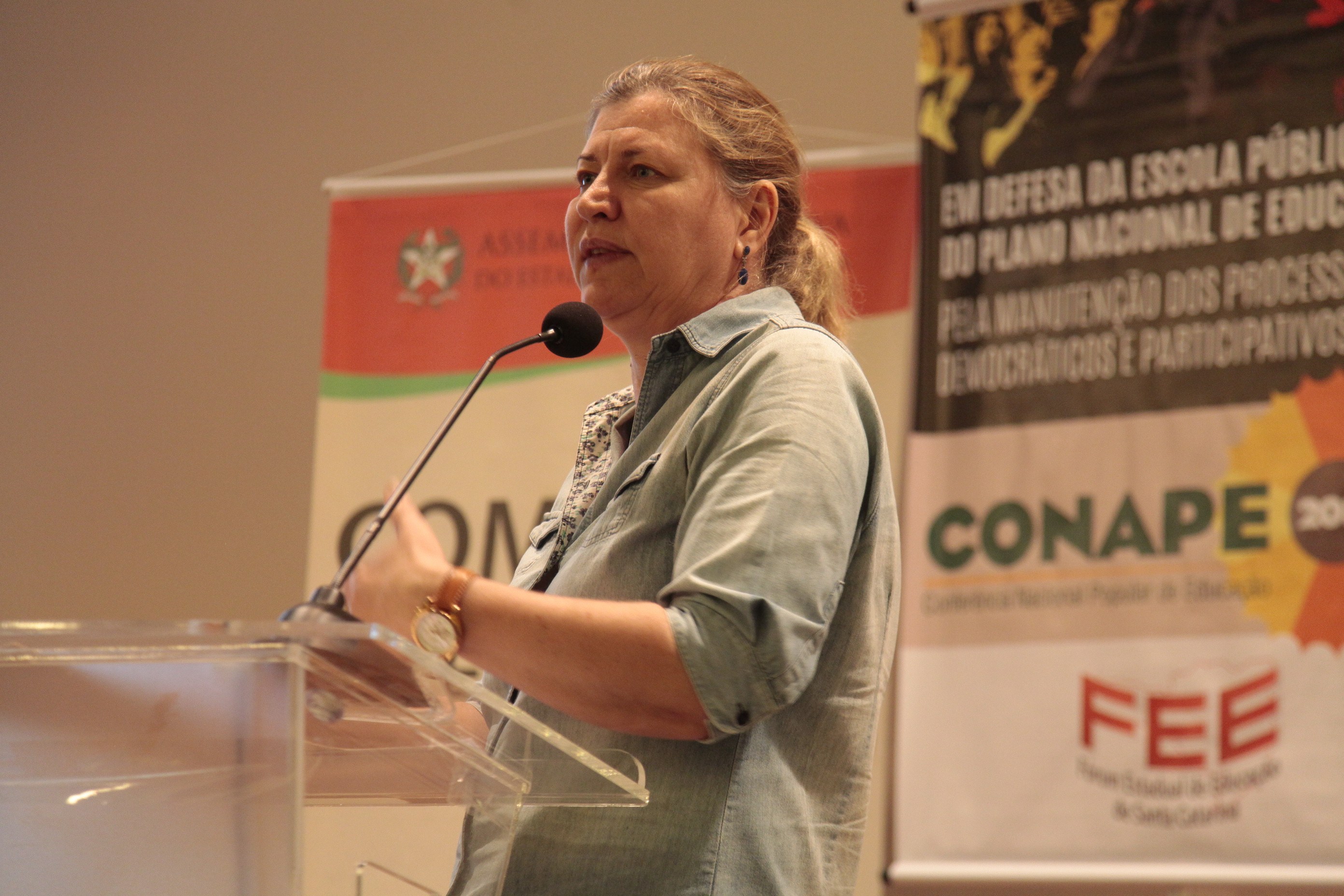 Lançamento do CONAPE - Conferência Nacional Popular de Educação.