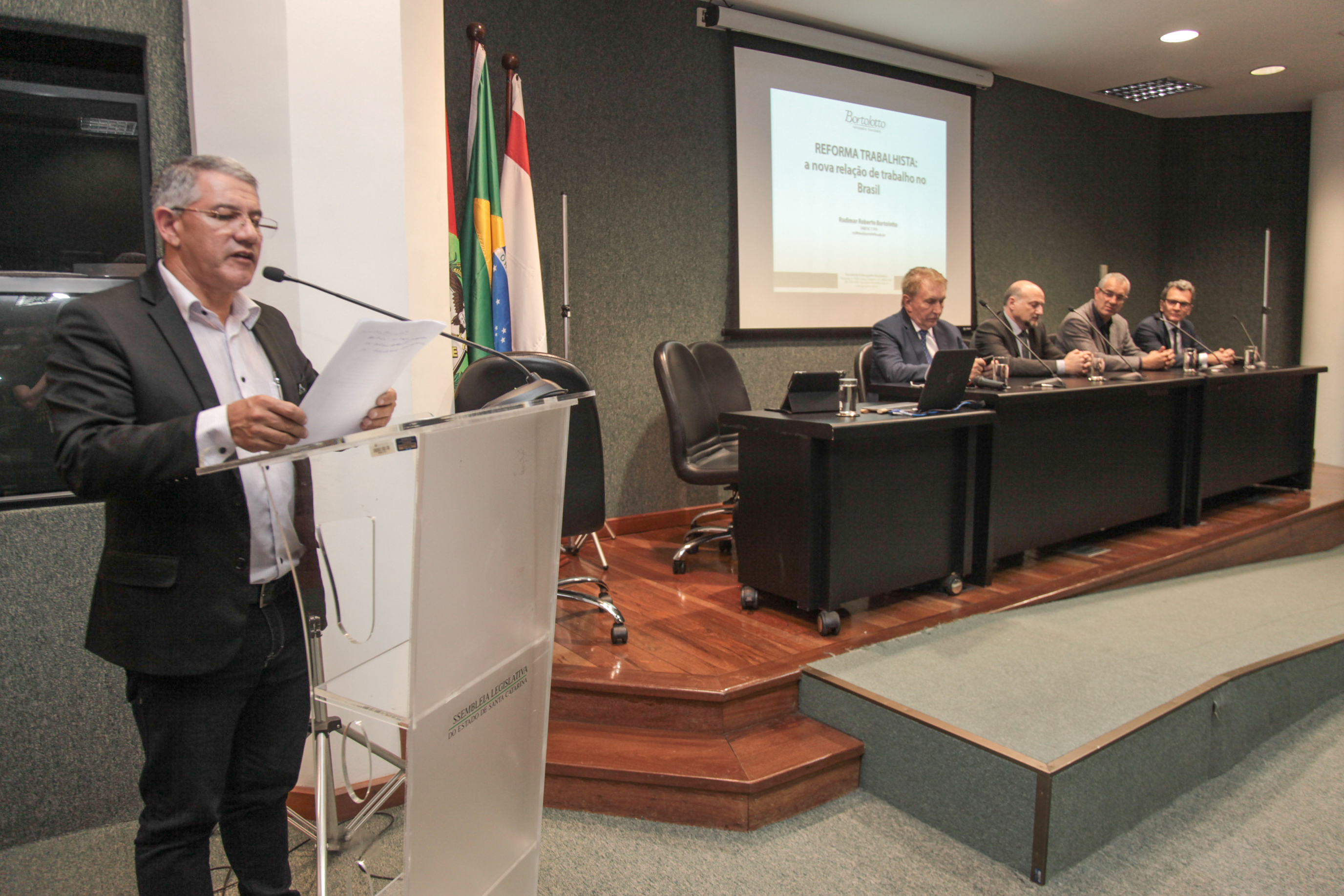 Workshop sobre Reforma Trabalhista.