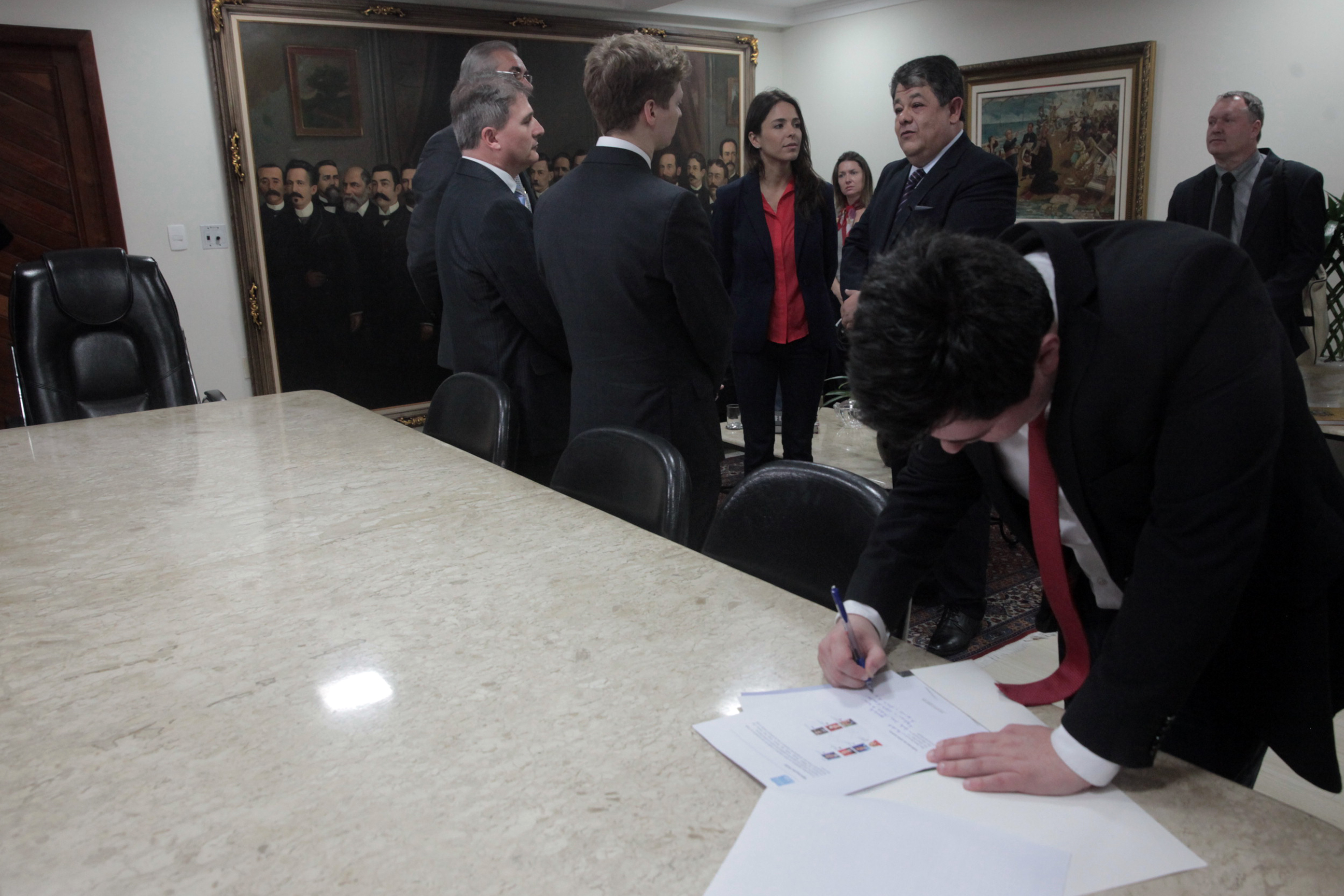 Deputados Gaúchos Fazem Visita Técnica à Alesc