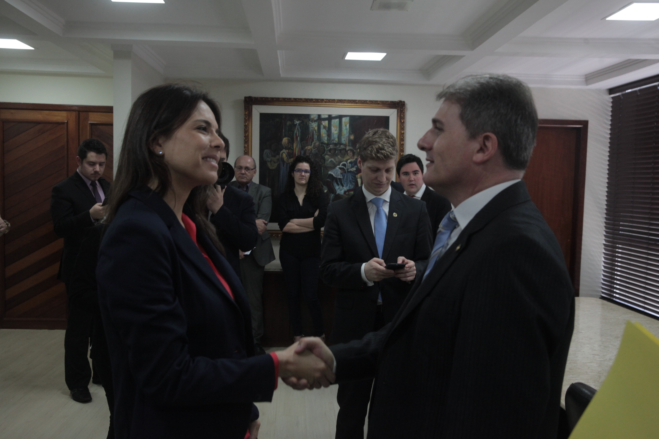Deputados Estaduais do Rio Grande do Sul fazem visita técnica à Alesc para conhecer o Projeto de Consolidação das Leis do Estado de SC.