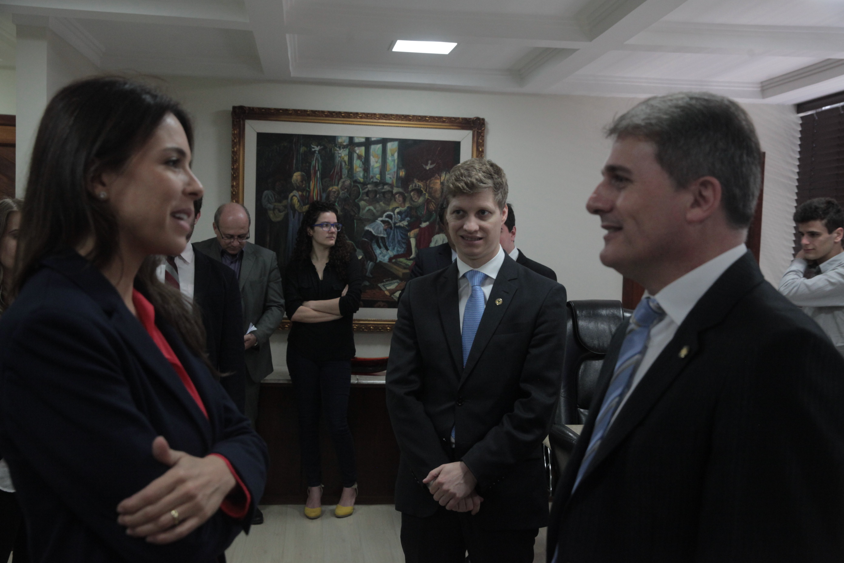 Deputados Estaduais do Rio Grande do Sul fazem visita técnica à Alesc para conhecer o Projeto de Consolidação das Leis do Estado de SC.
