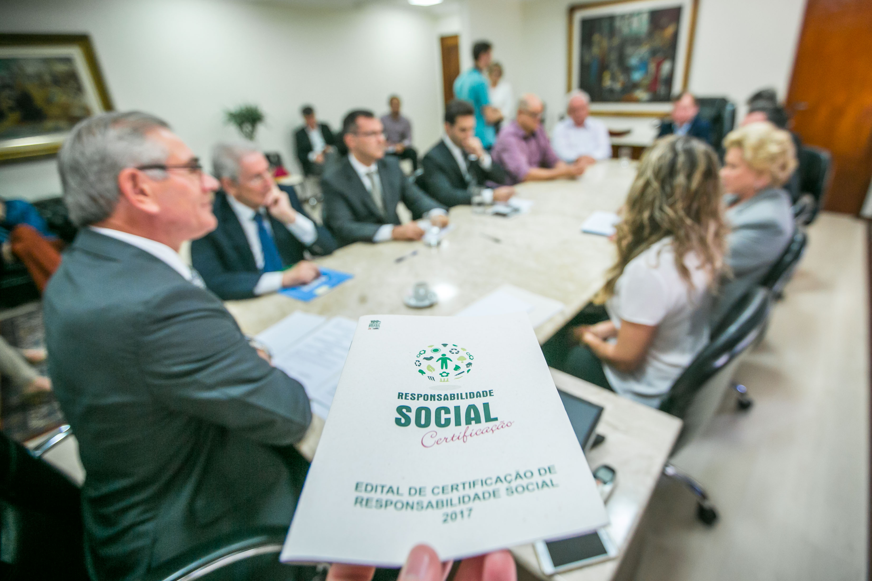 Assinatura do Termo de Responsabilidade Social