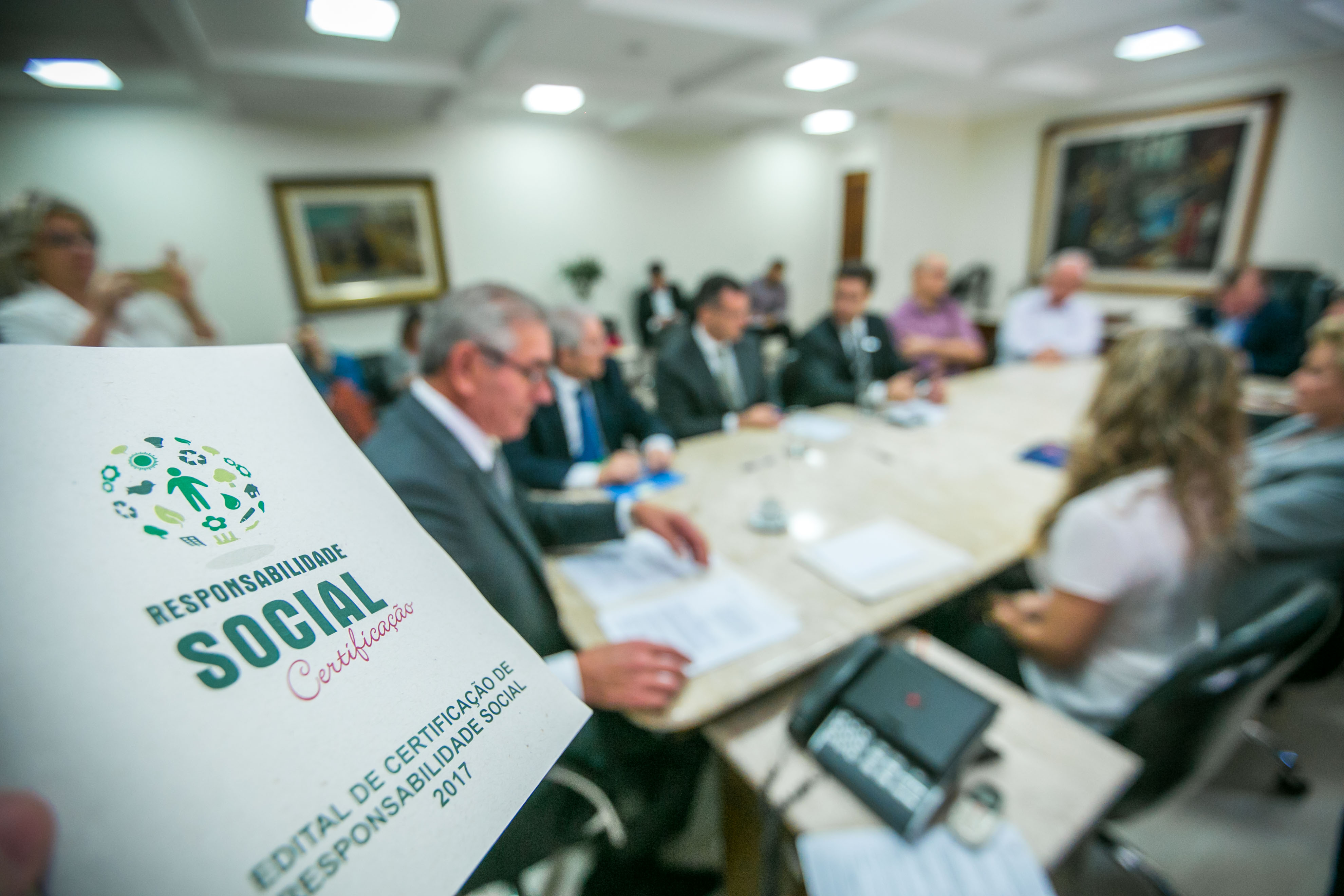 Assinatura do Termo de Responsabilidade Social