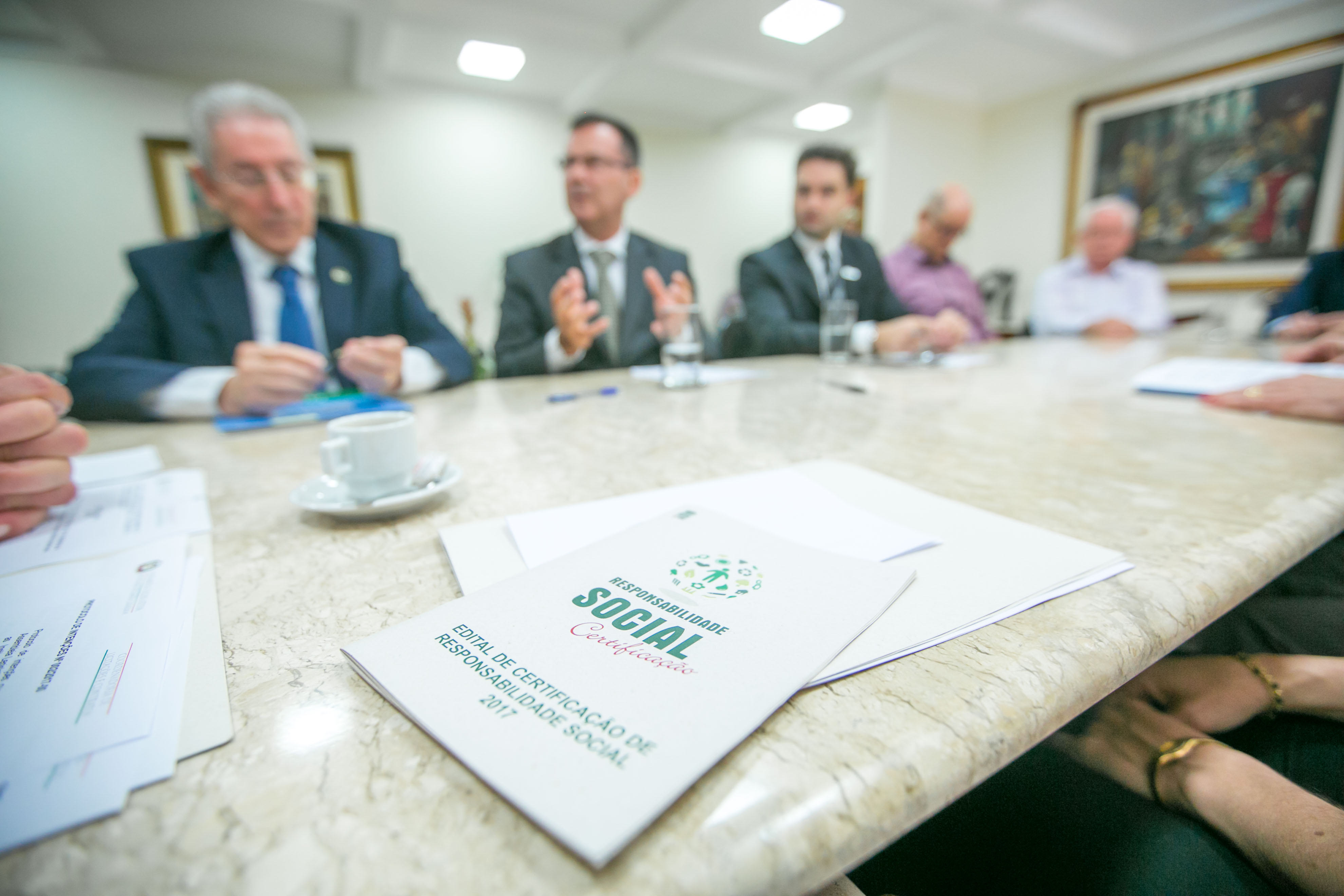 Assinatura do Termo de Responsabilidade Social