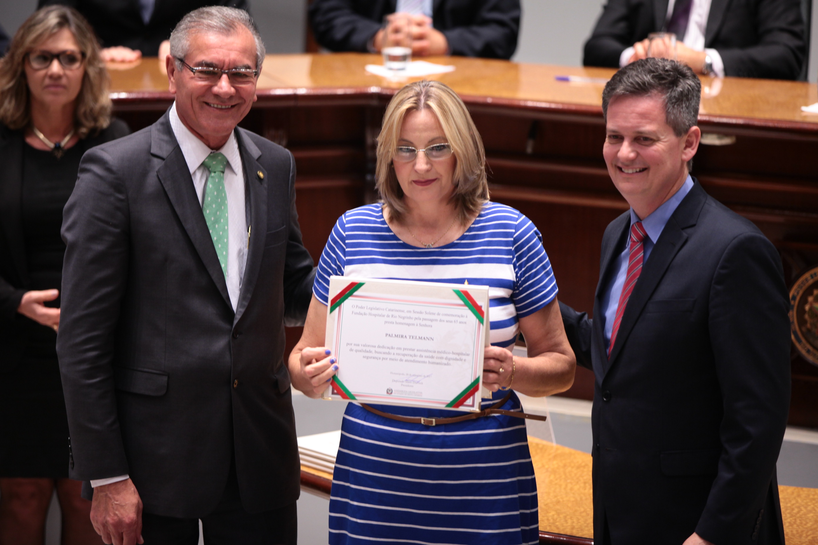 Sessão Solene 65 Anos da Fundação Hospitalar Rio Negrinho.