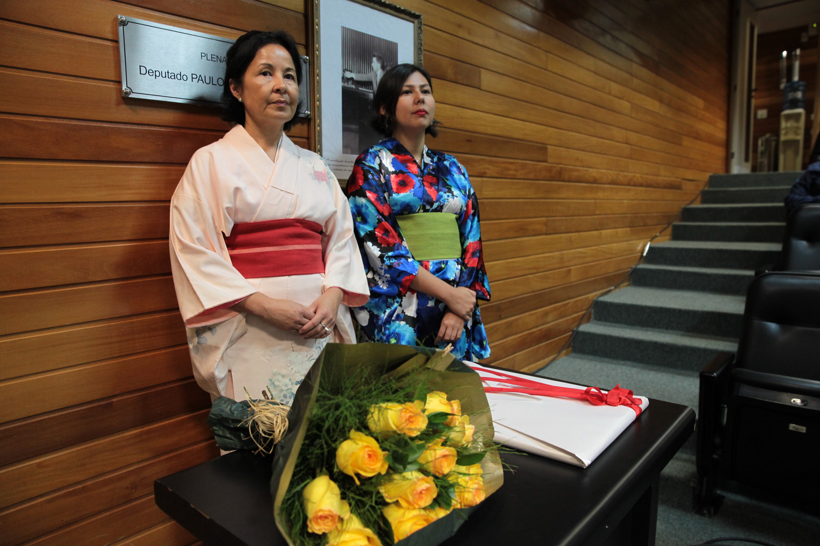 Cerimônia de abertura da VII Semana Estadual da Amizade Brasil-Japão.