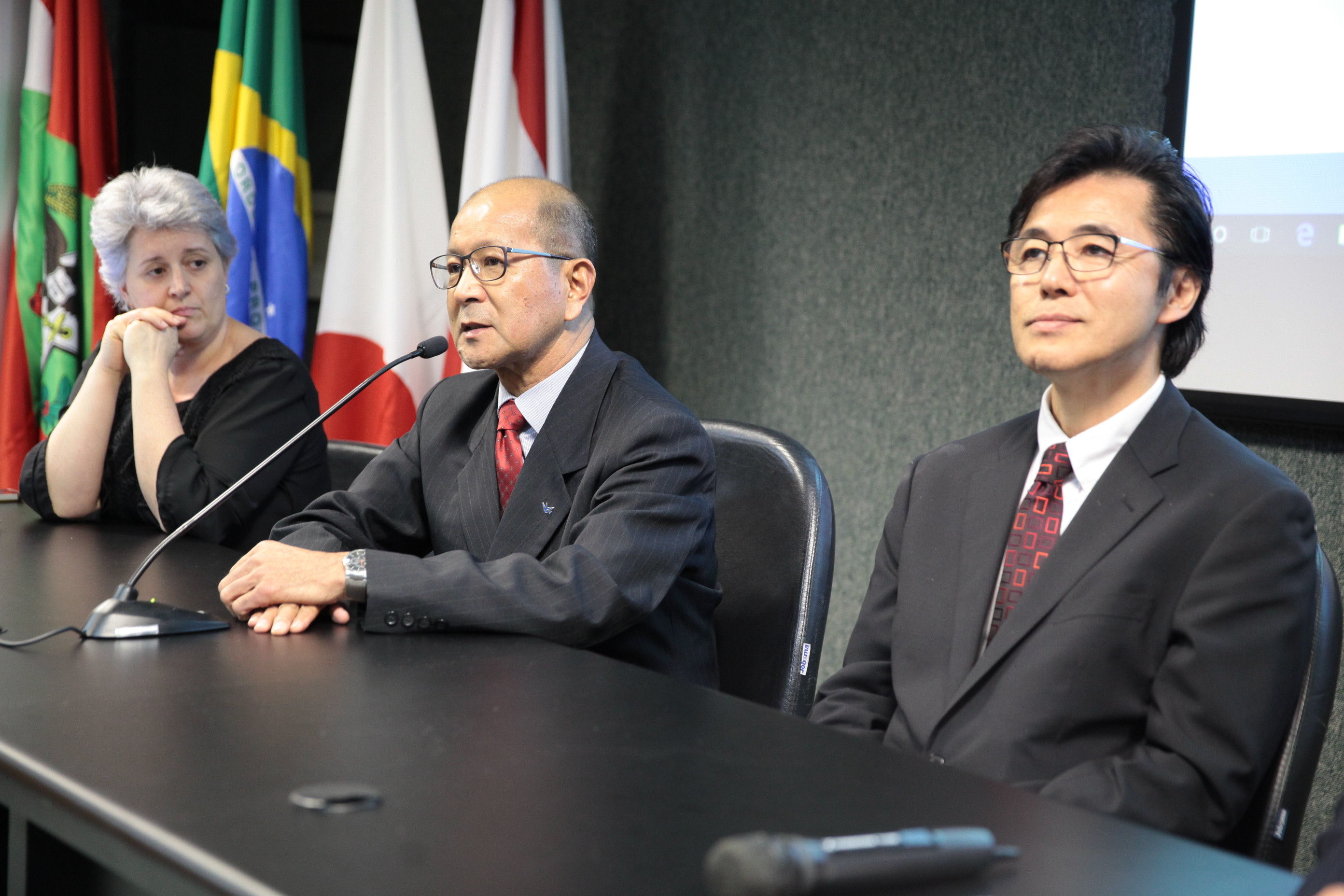 Cerimônia de abertura da VII Semana Estadual da Amizade Brasil-Japão.