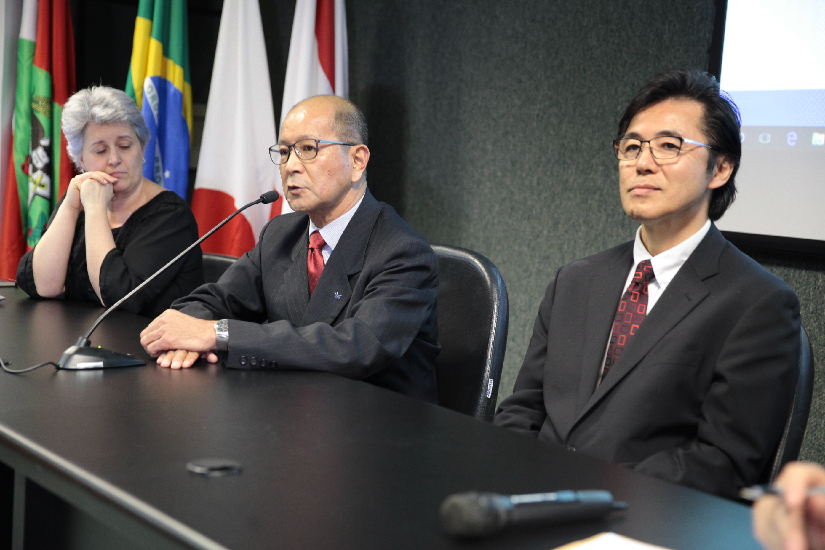 Cerimônia de abertura da VII Semana Estadual da Amizade Brasil-Japão.