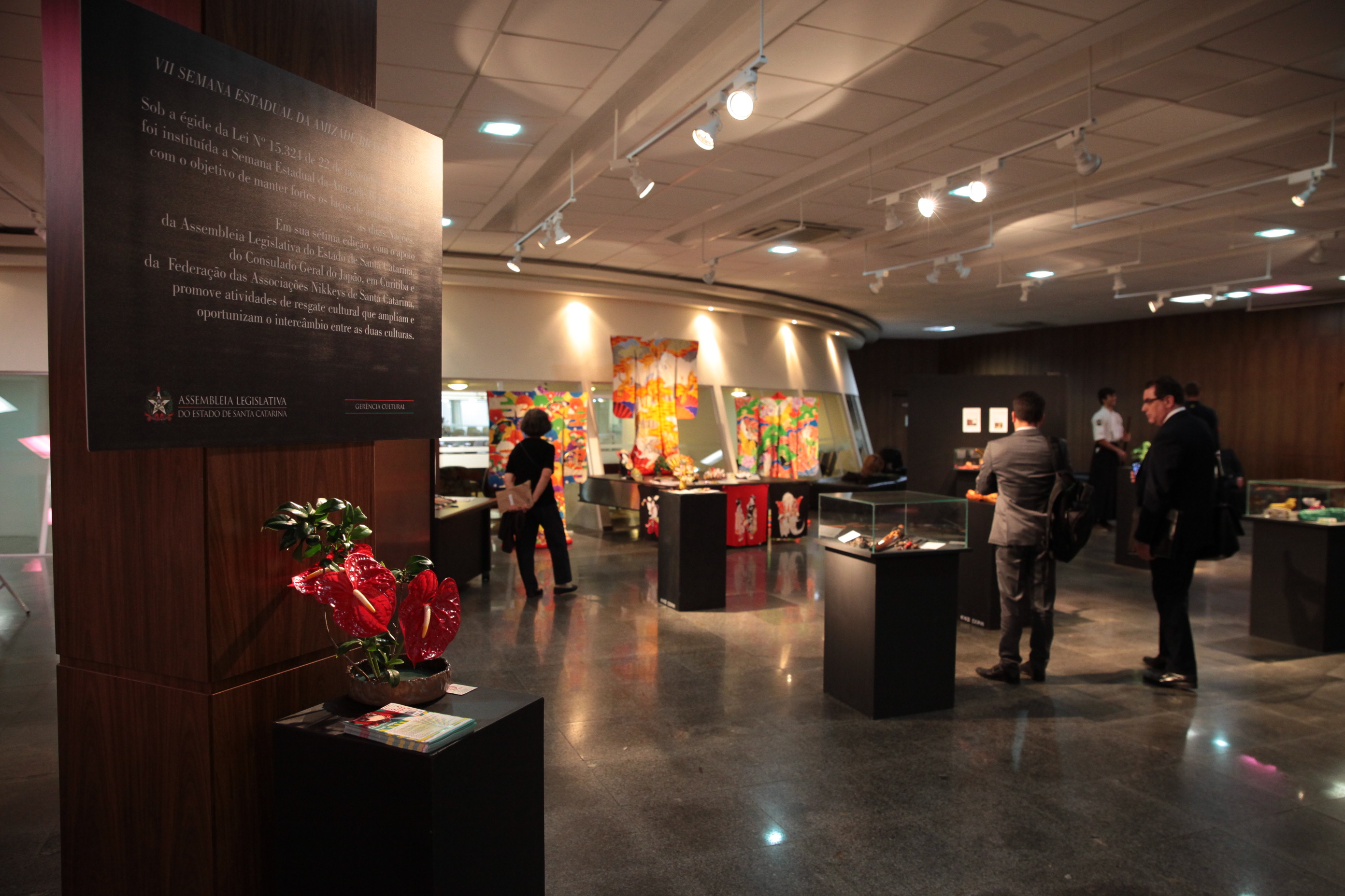 Abertura da exposição - Semana Estadual Amizade Brasil-Japão