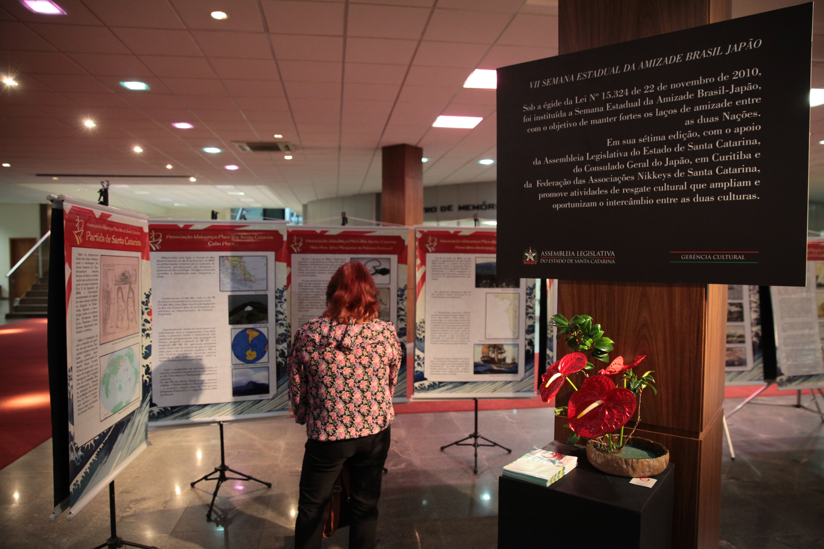 Abertura da exposição - Semana Estadual Amizade Brasil-Japão