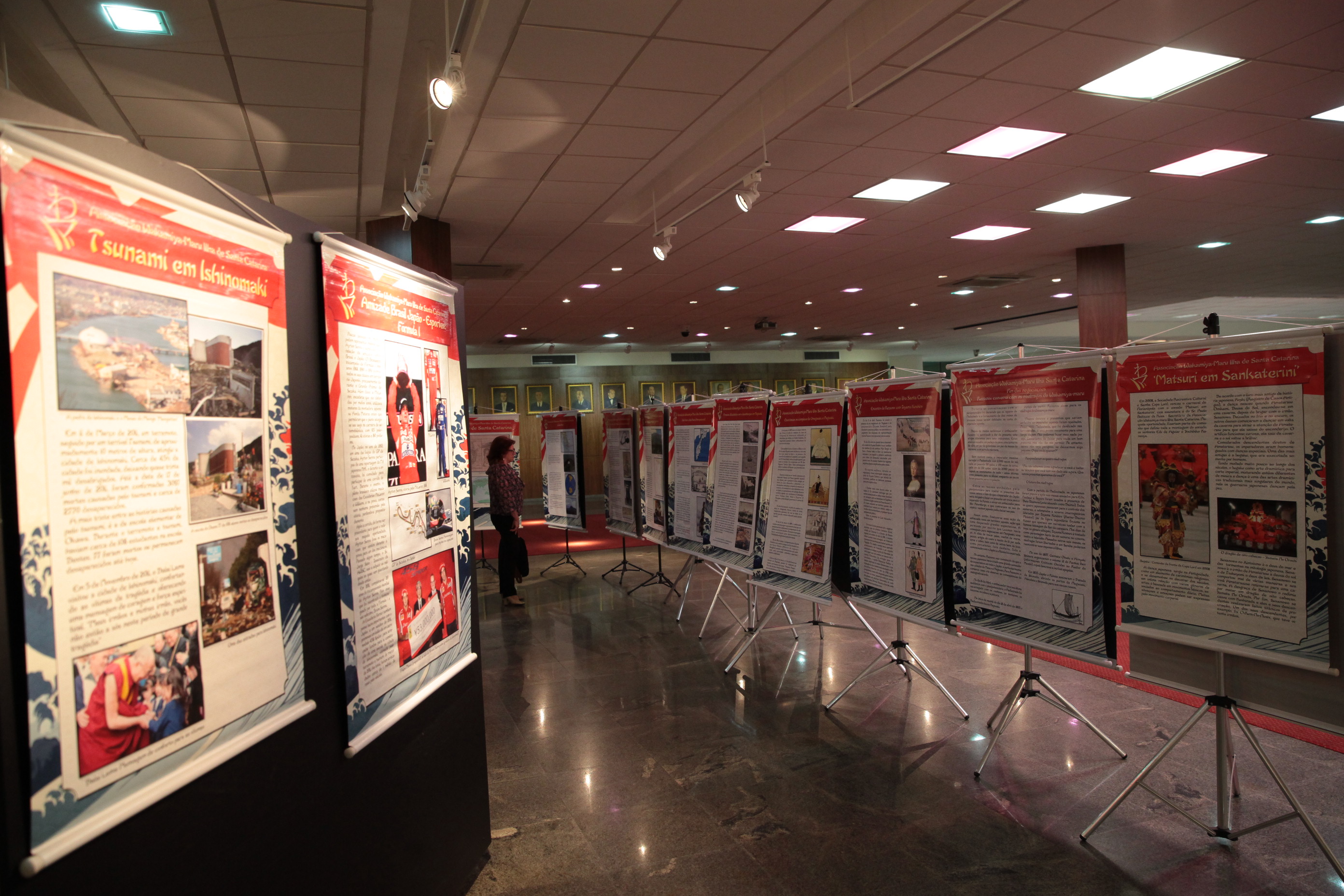 Abertura da exposição - Semana Estadual Amizade Brasil-Japão