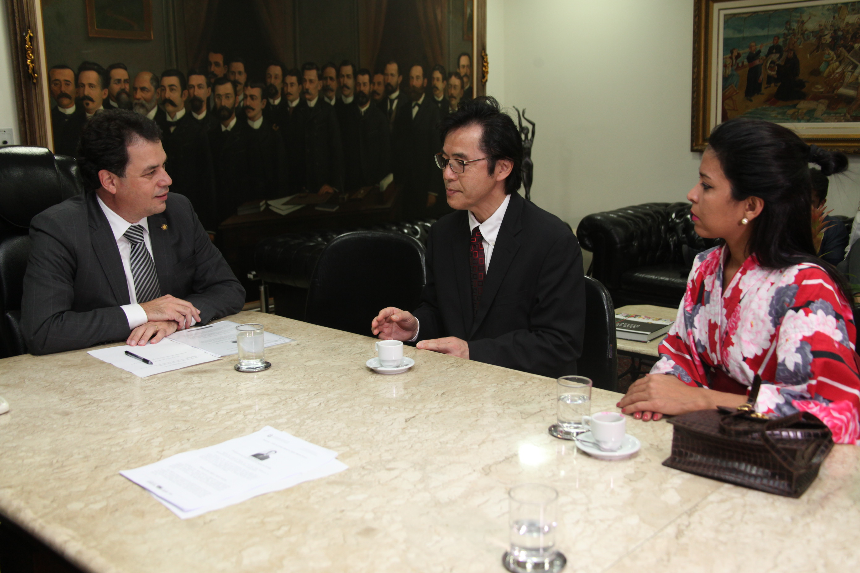 Hajime Kimura, Cônsul-geral do Japão para a Região Sul, Visita Alesc.