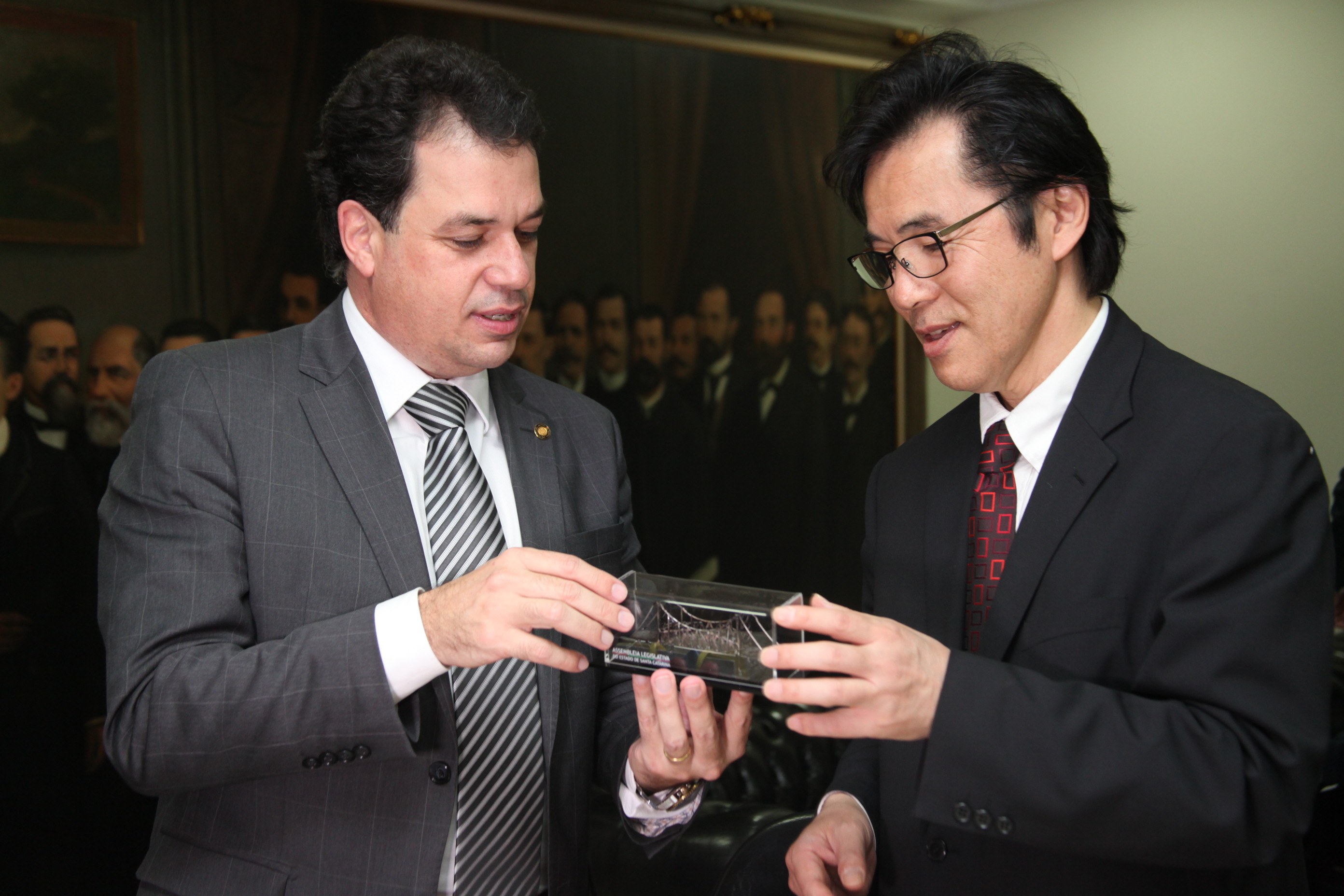 Hajime Kimura, Cônsul-geral do Japão para a Região Sul, Visita Alesc.