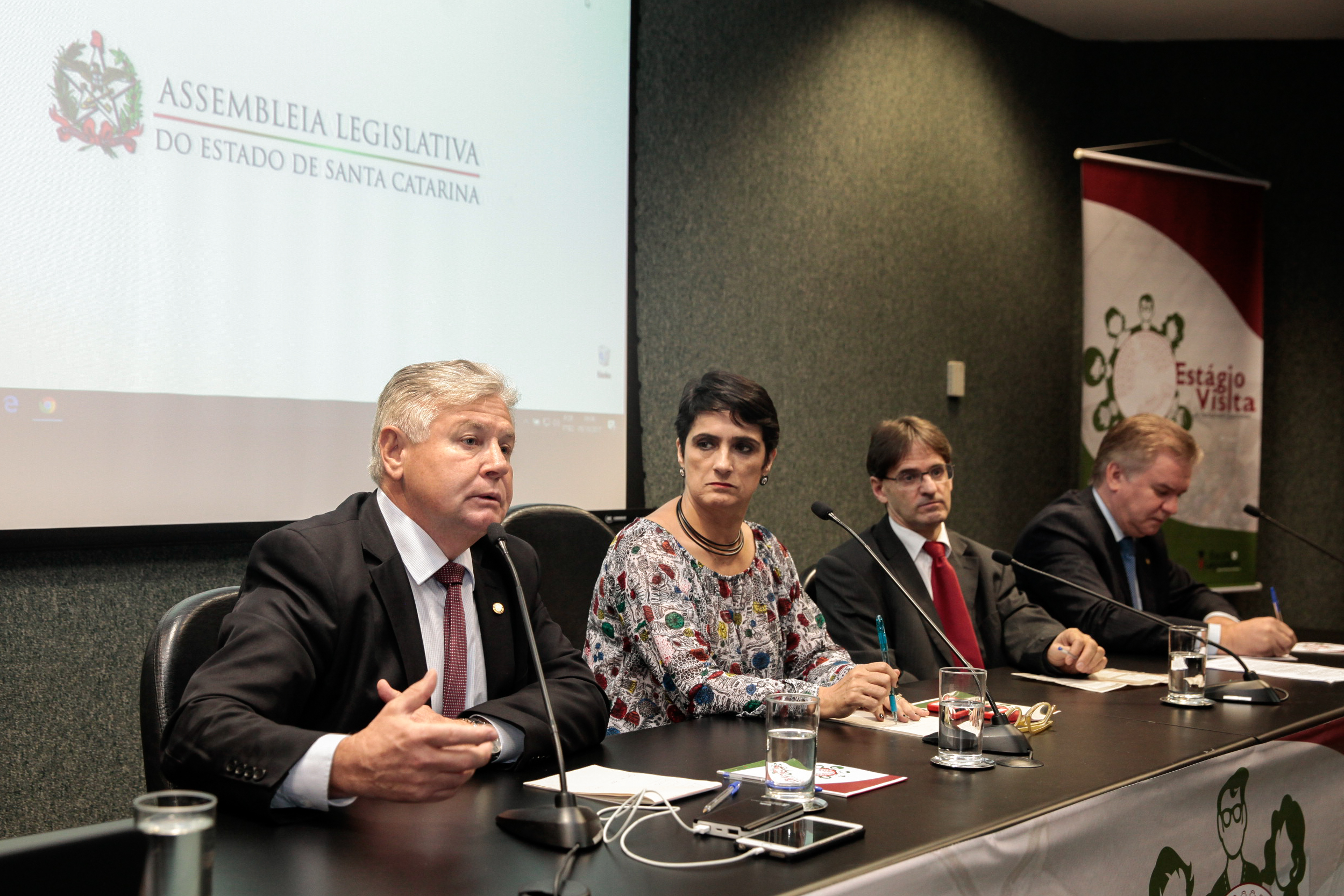 Mesa Redonda com Deputados Estaduais - Estágio Visita.