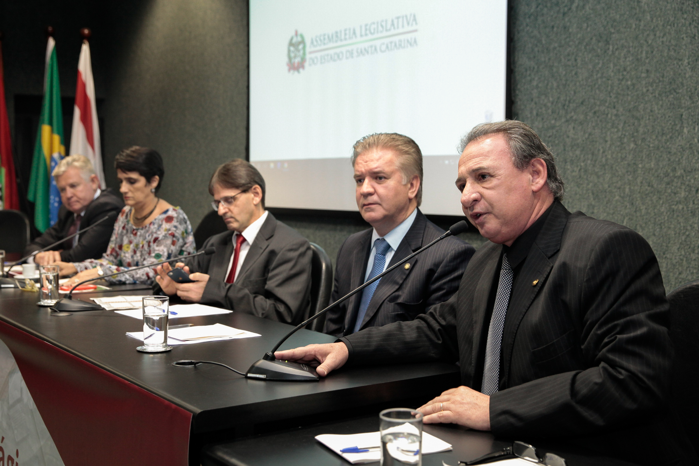 Mesa Redonda com Deputados Estaduais - Estágio Visita.